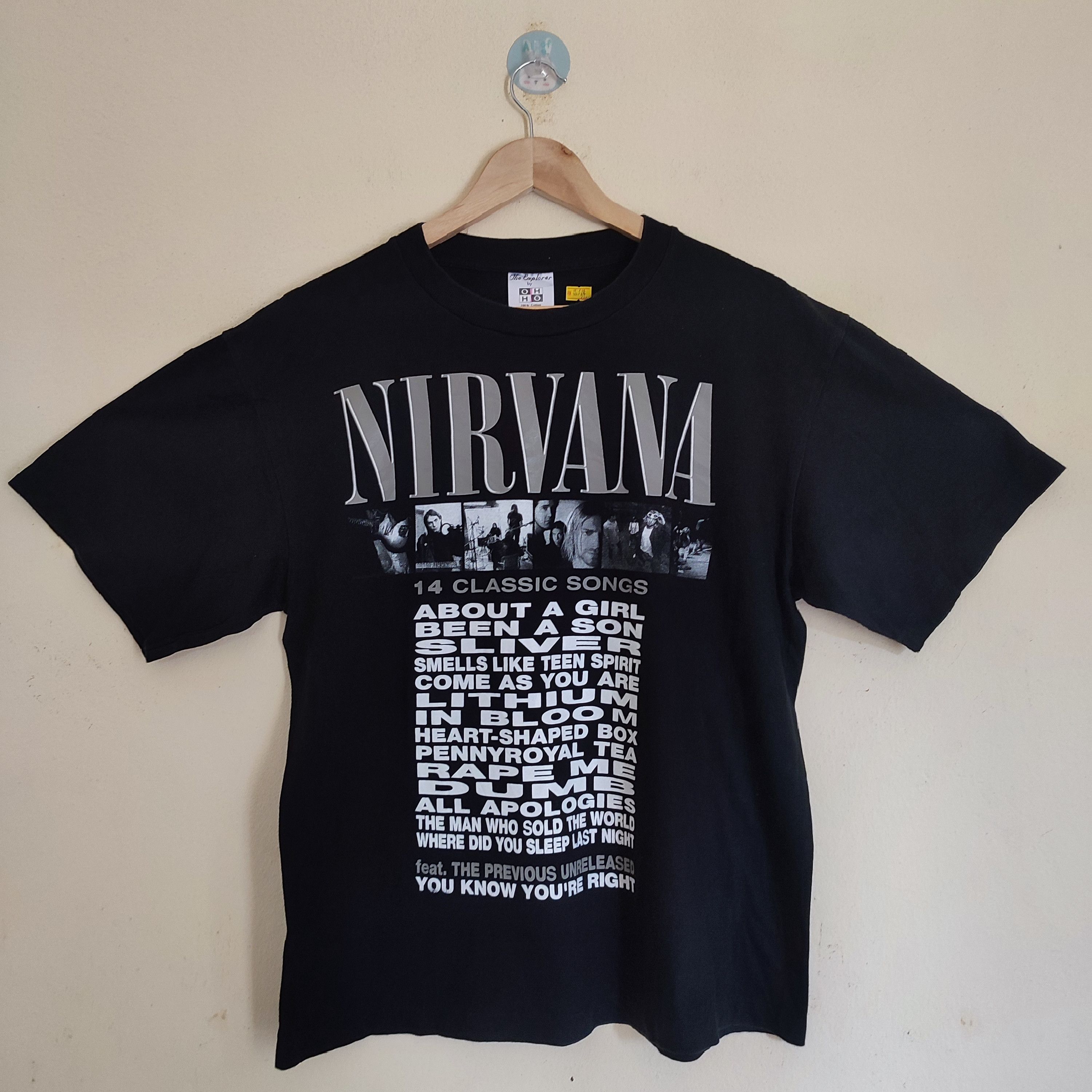 Gilet Turbogadget Vintage Nirvana 1995 - Taille XL, Thème Rock, Manches Sans
