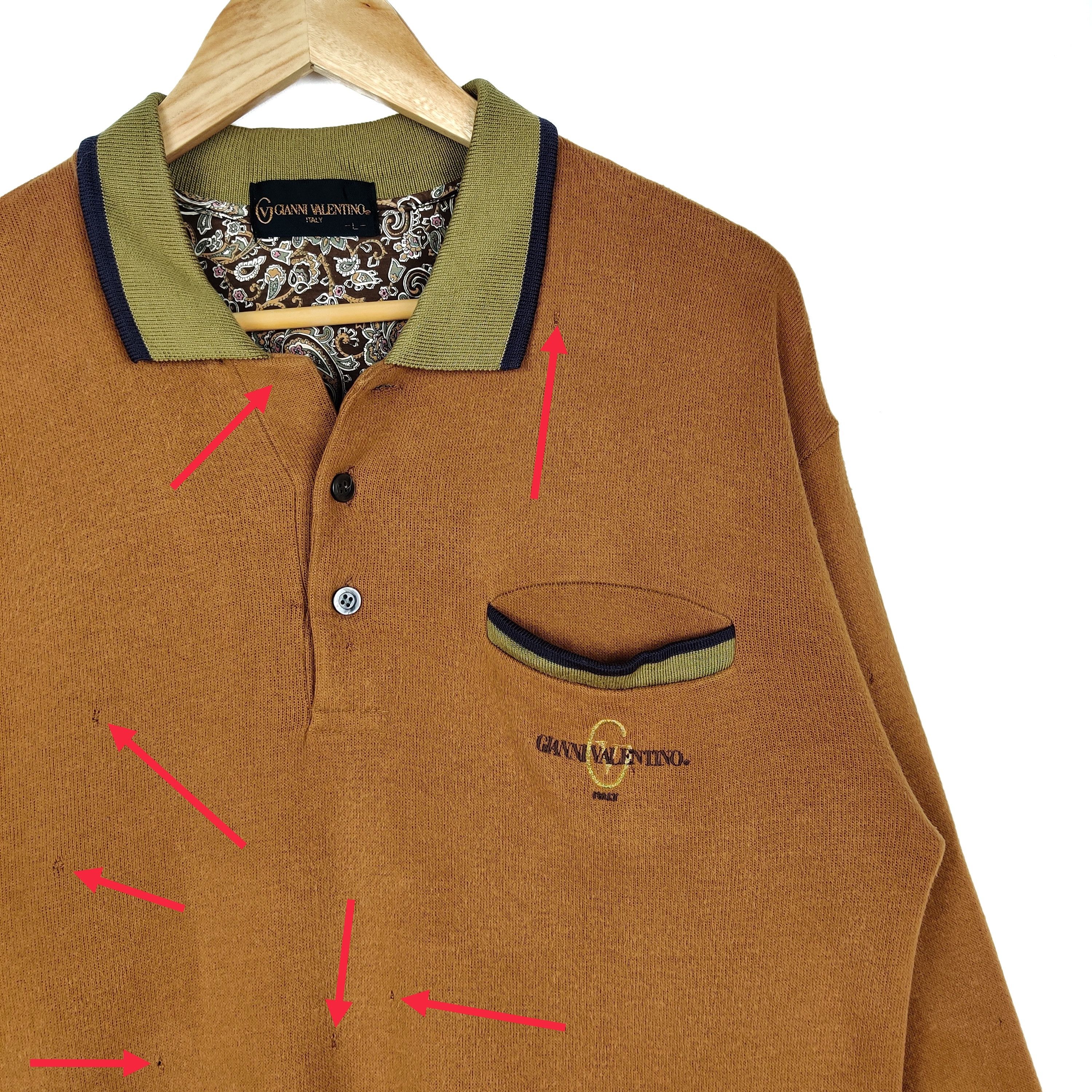 Gianni Valentino Vintage Gianni Valentino Sweatshirt Small Logo Embroidered Size US L / EU 52-54 / 3 - 3 Thumbnail
