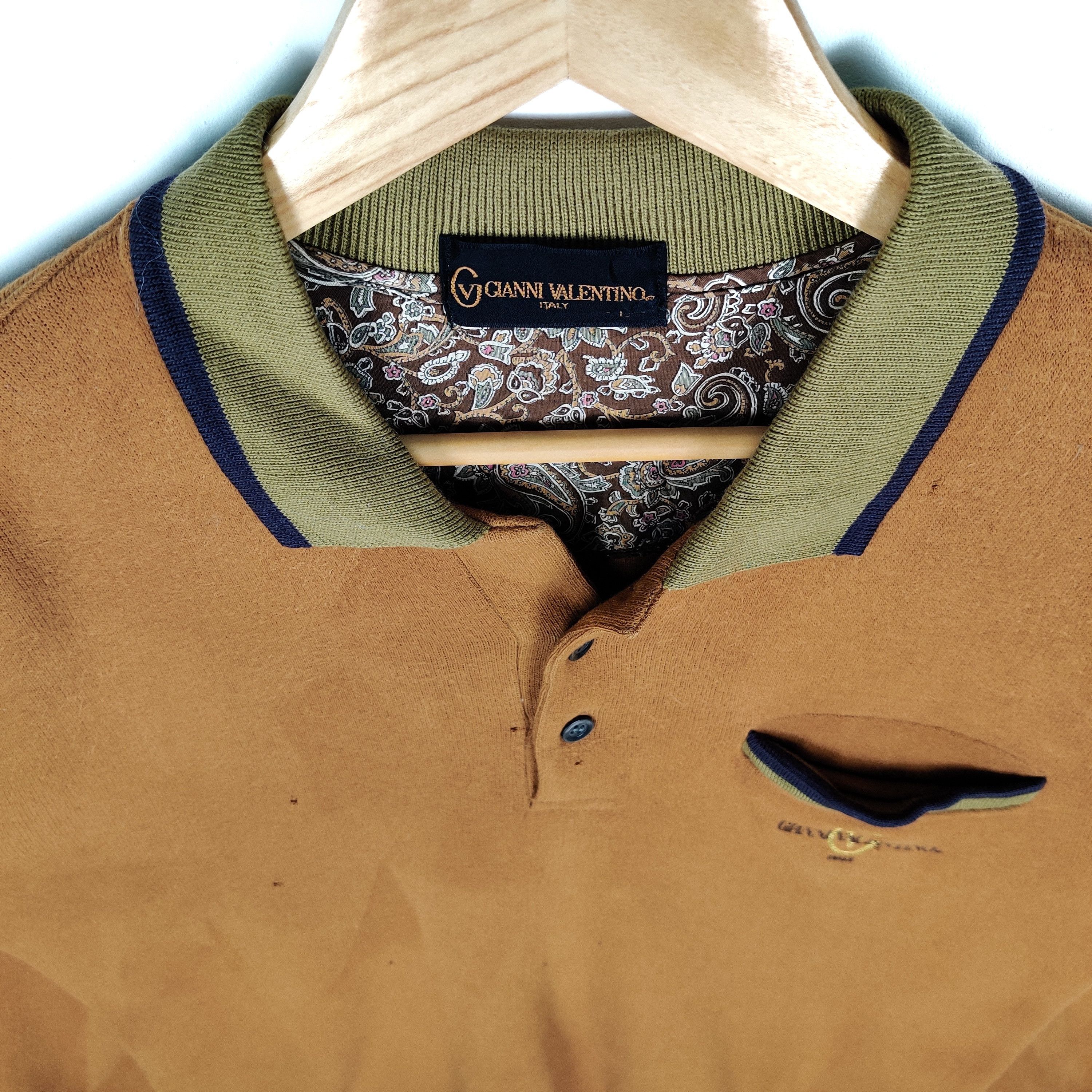 Gianni Valentino Vintage Gianni Valentino Sweatshirt Small Logo Embroidered Size US L / EU 52-54 / 3 - 2 Thumbnail