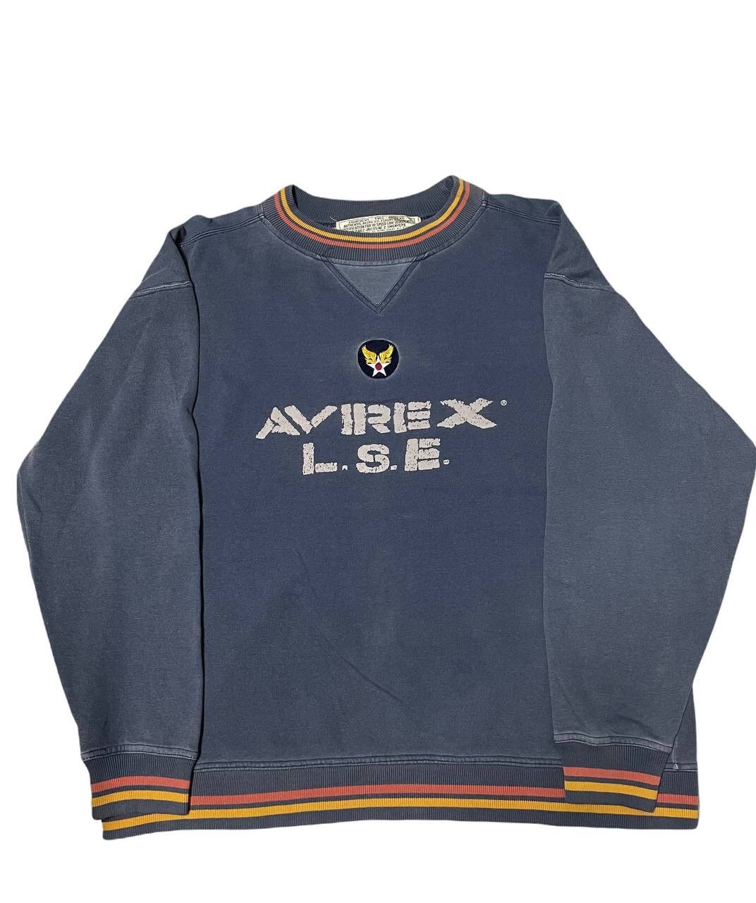 Avirex Vintage 80s Avirex Crewneck Sweatshirt Size US S / EU 44-46 / 1 - 1 Thumbnail