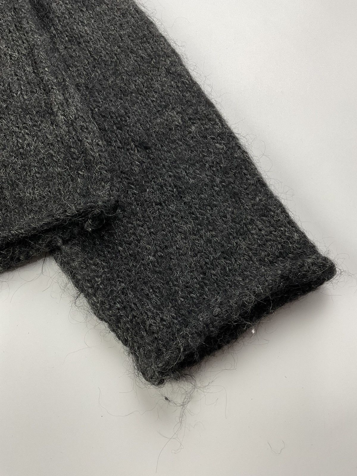 Yohji Yamamoto 90's Ys for Men - Yohji Yamamoto Reconstructed Wool Sweater Size US L / EU 52-54 / 3 - 7 Thumbnail