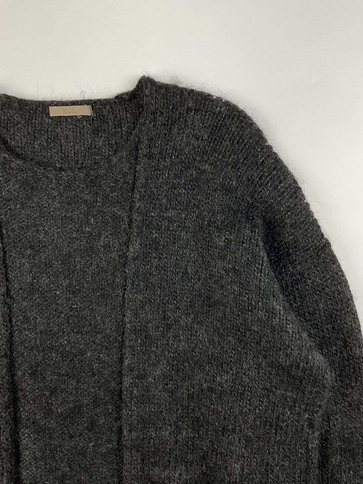 Yohji Yamamoto 90's Ys for Men - Yohji Yamamoto Reconstructed Wool Sweater Size US L / EU 52-54 / 3 - 3 Thumbnail