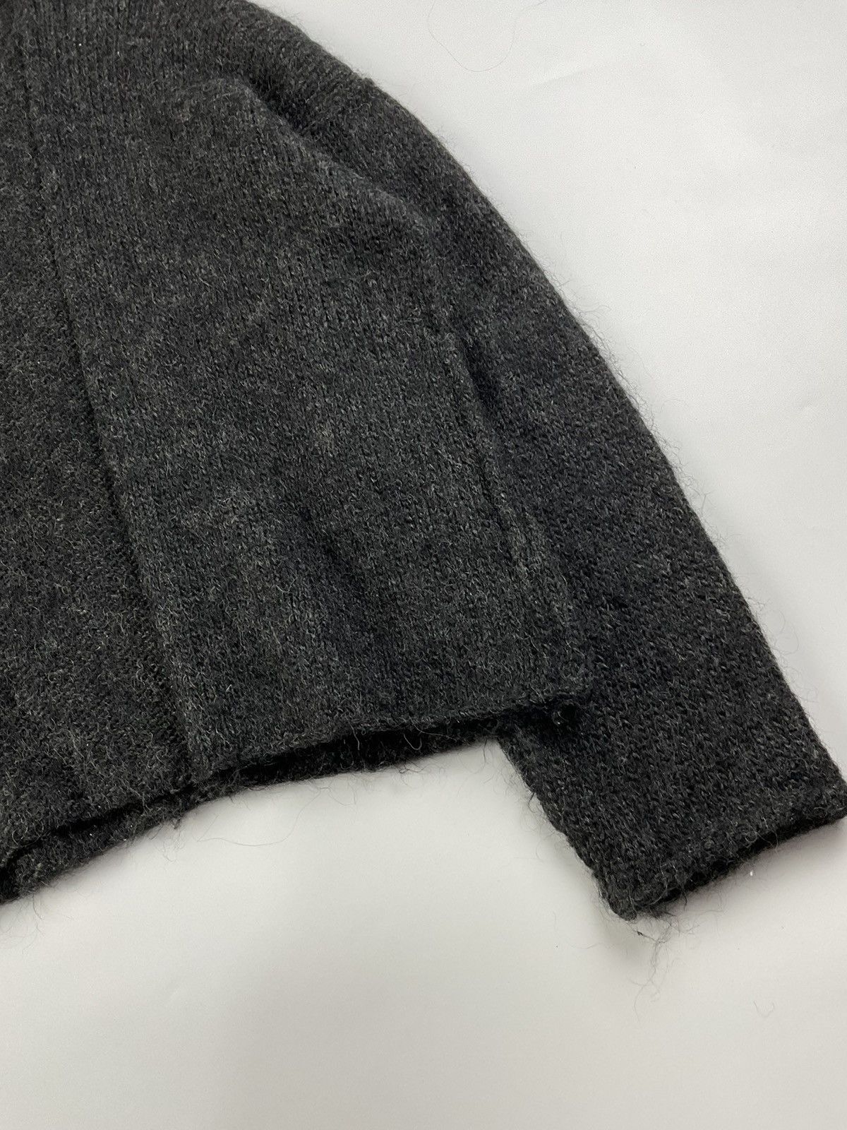 Yohji Yamamoto 90's Ys for Men - Yohji Yamamoto Reconstructed Wool Sweater Size US L / EU 52-54 / 3 - 5 Thumbnail
