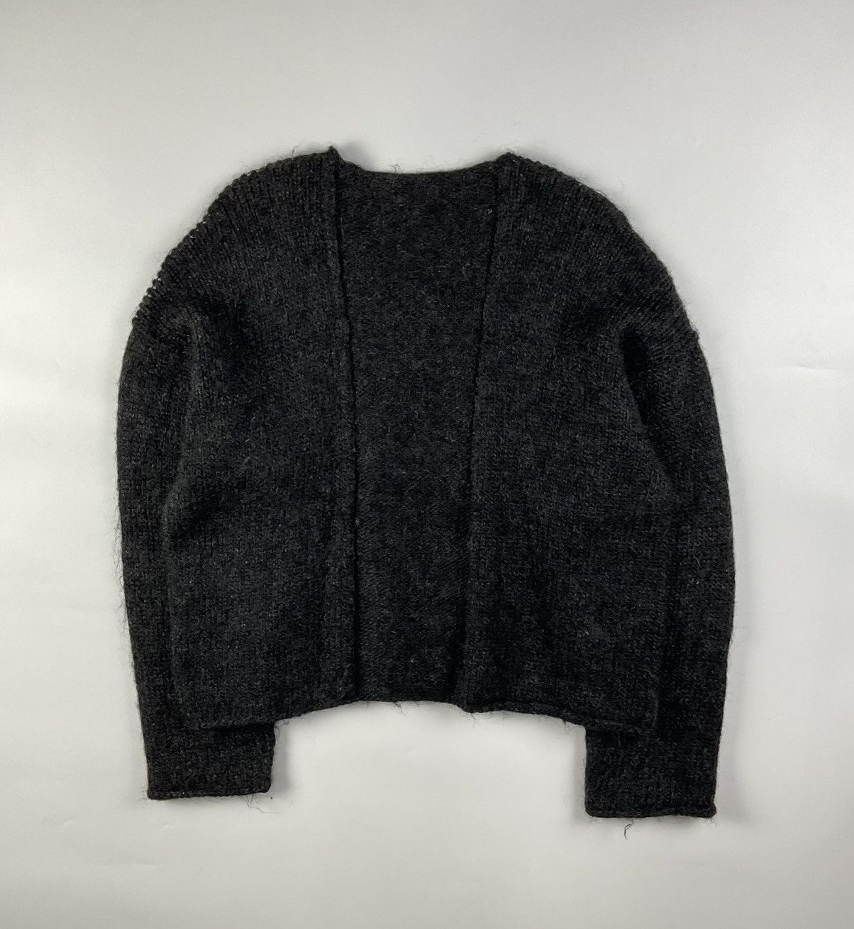 Yohji Yamamoto 90's Ys for Men - Yohji Yamamoto Reconstructed Wool Sweater Size US L / EU 52-54 / 3 - 11 Thumbnail