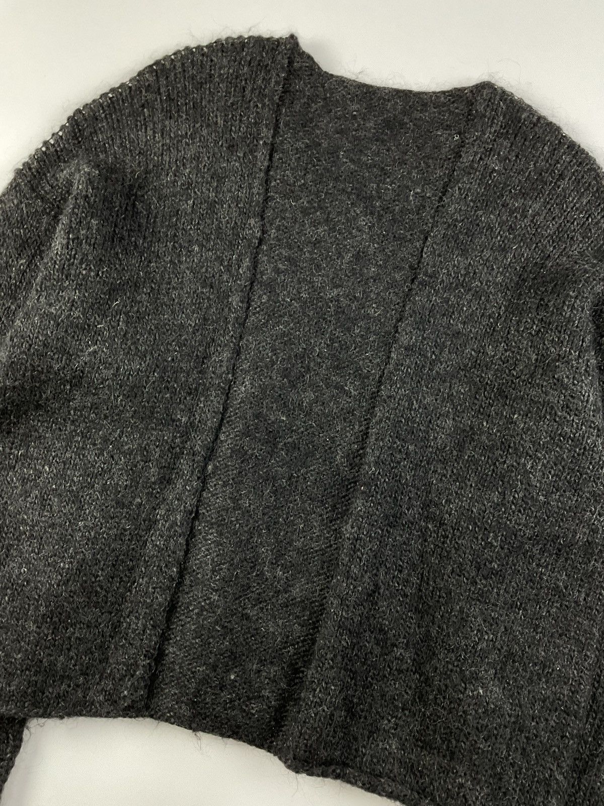 Yohji Yamamoto 90's Ys for Men - Yohji Yamamoto Reconstructed Wool Sweater Size US L / EU 52-54 / 3 - 13 Thumbnail