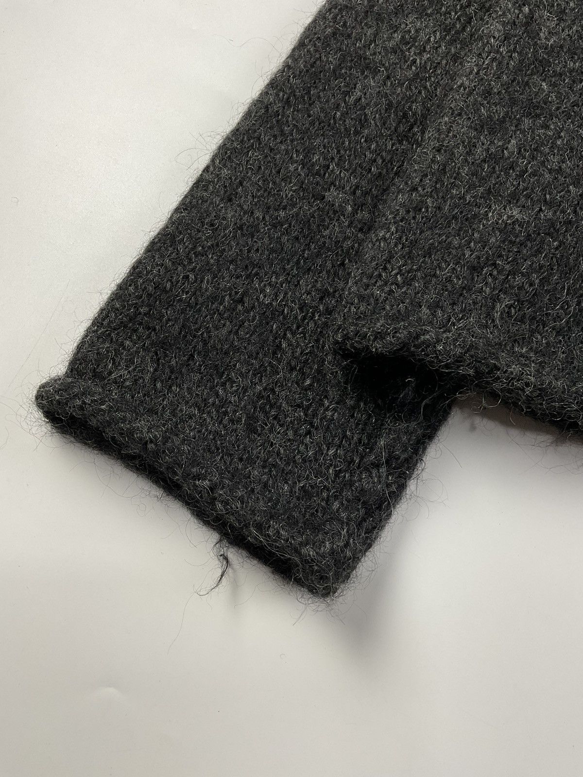 Yohji Yamamoto 90's Ys for Men - Yohji Yamamoto Reconstructed Wool Sweater Size US L / EU 52-54 / 3 - 6 Thumbnail