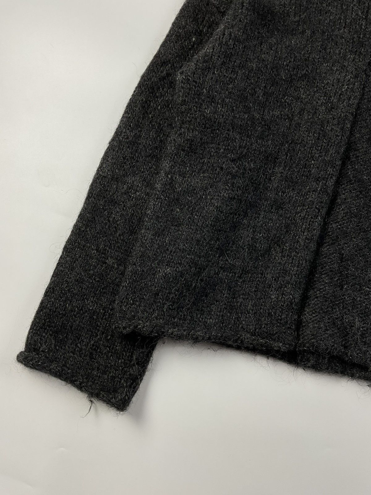 Yohji Yamamoto 90's Ys for Men - Yohji Yamamoto Reconstructed Wool Sweater Size US L / EU 52-54 / 3 - 4 Thumbnail