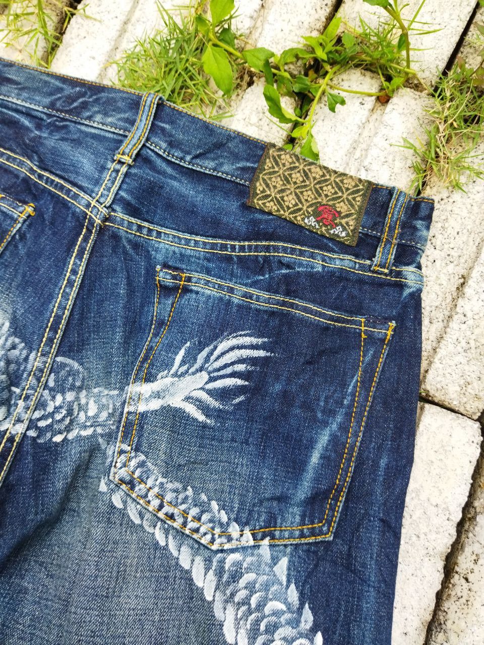 Eternal Eternal Japan Dragon Print Sukajan Jeans Size US 34 / EU 50 - 5 Thumbnail