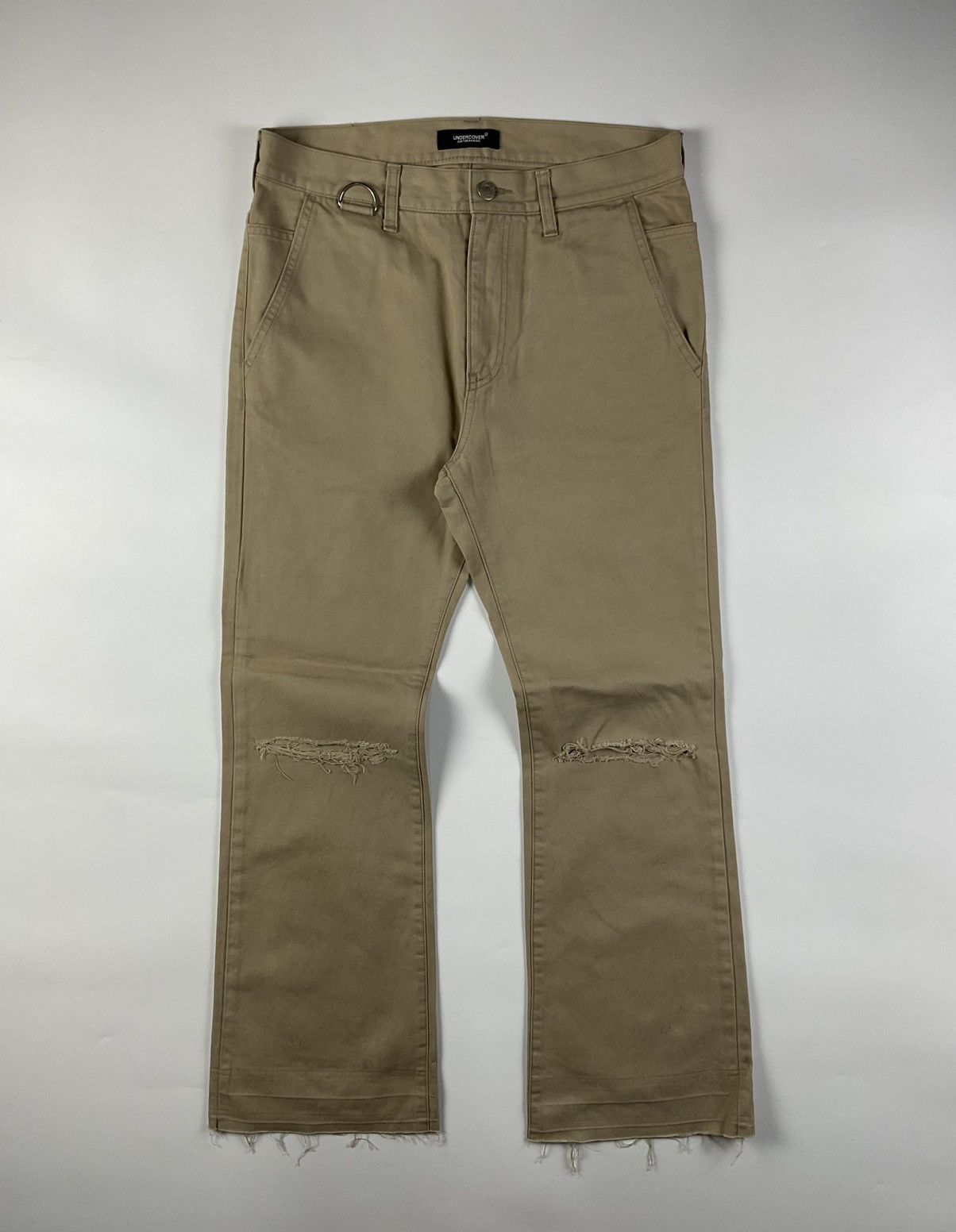 Undercover Undercover S/S'19 Knee Slit Flared Pants Size US 32 / EU 48 - 2 Thumbnail