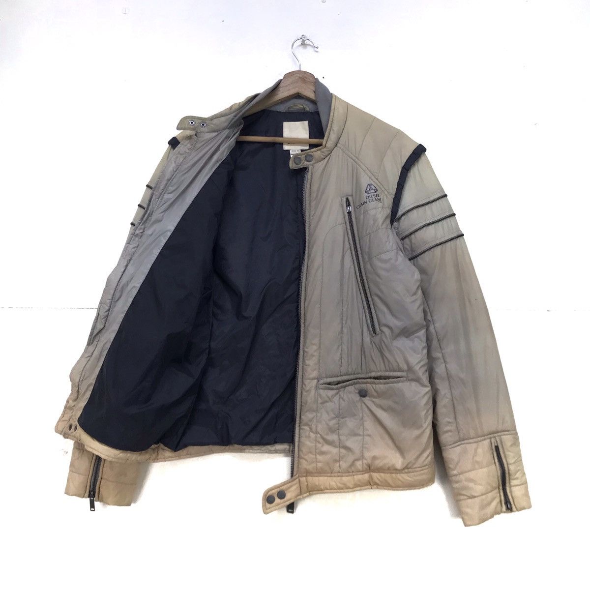 Diesel Diesel Chain Glam 78 Stylish Biker Jacket Size US S / EU 44-46 / 1 - 2 Thumbnail