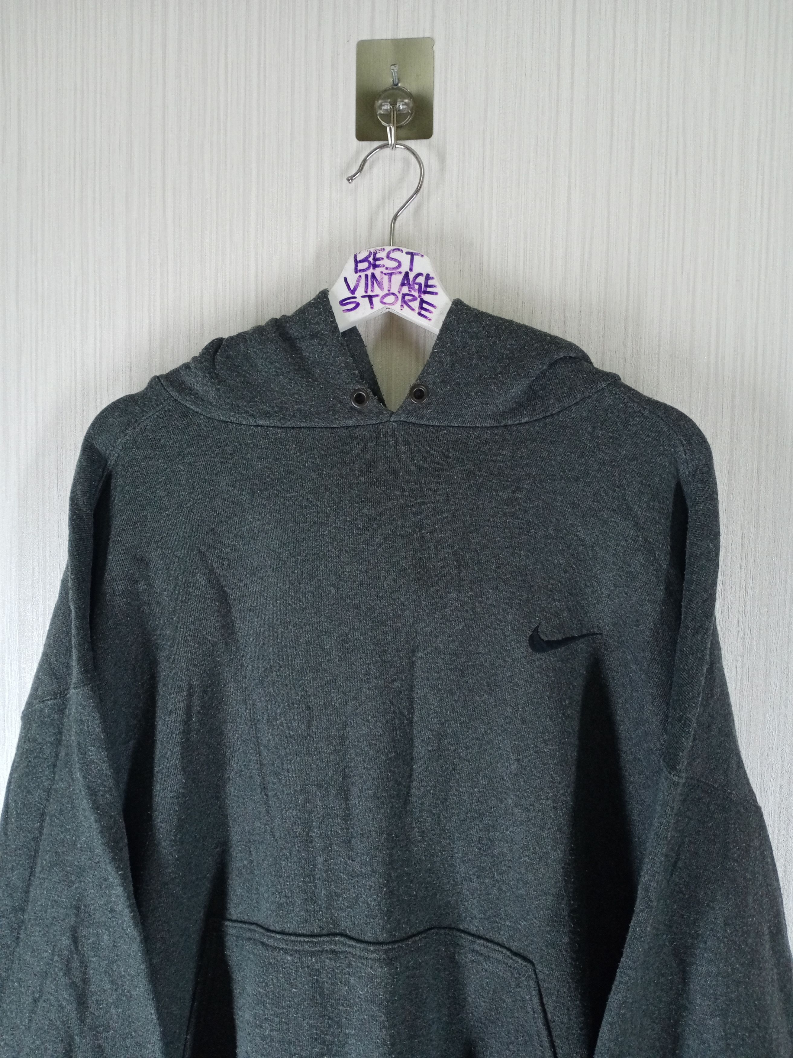 Nike Vintage 90s Nike Mini Swoosh Hoodie Big Size Size US XXL / EU 58 / 5 - 1 Thumbnail