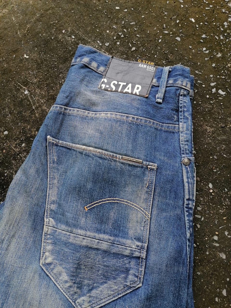 G-Star G Star Raw Arc 3D Loose Tapered Denim Jeans Size US 35 - 4 Thumbnail