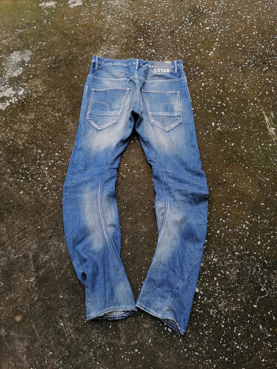 G-Star G Star Raw Arc 3D Loose Tapered Denim Jeans Size US 35 - 5 Thumbnail