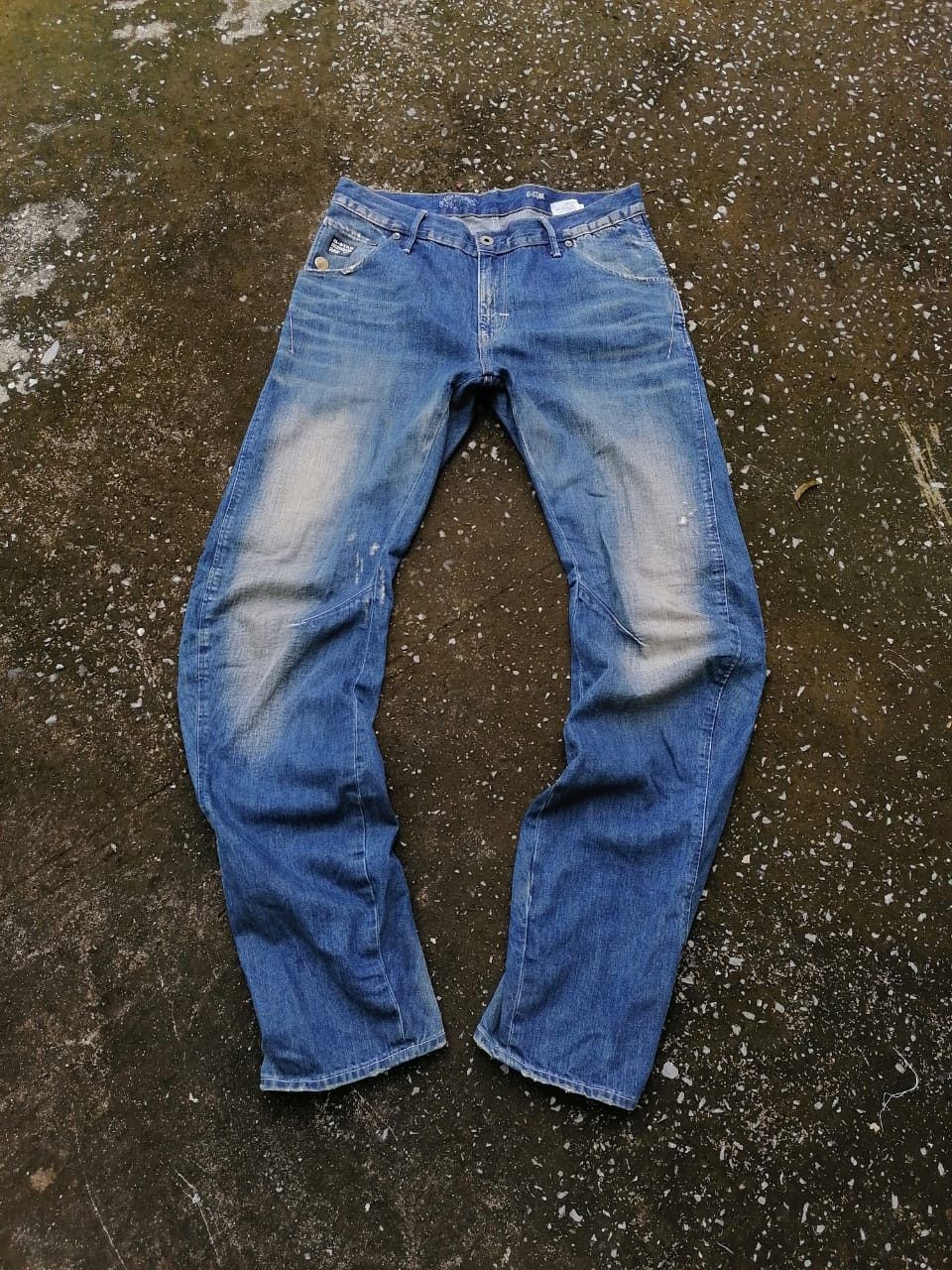G-Star G Star Raw Arc 3D Loose Tapered Denim Jeans Size US 35 - 1 Thumbnail