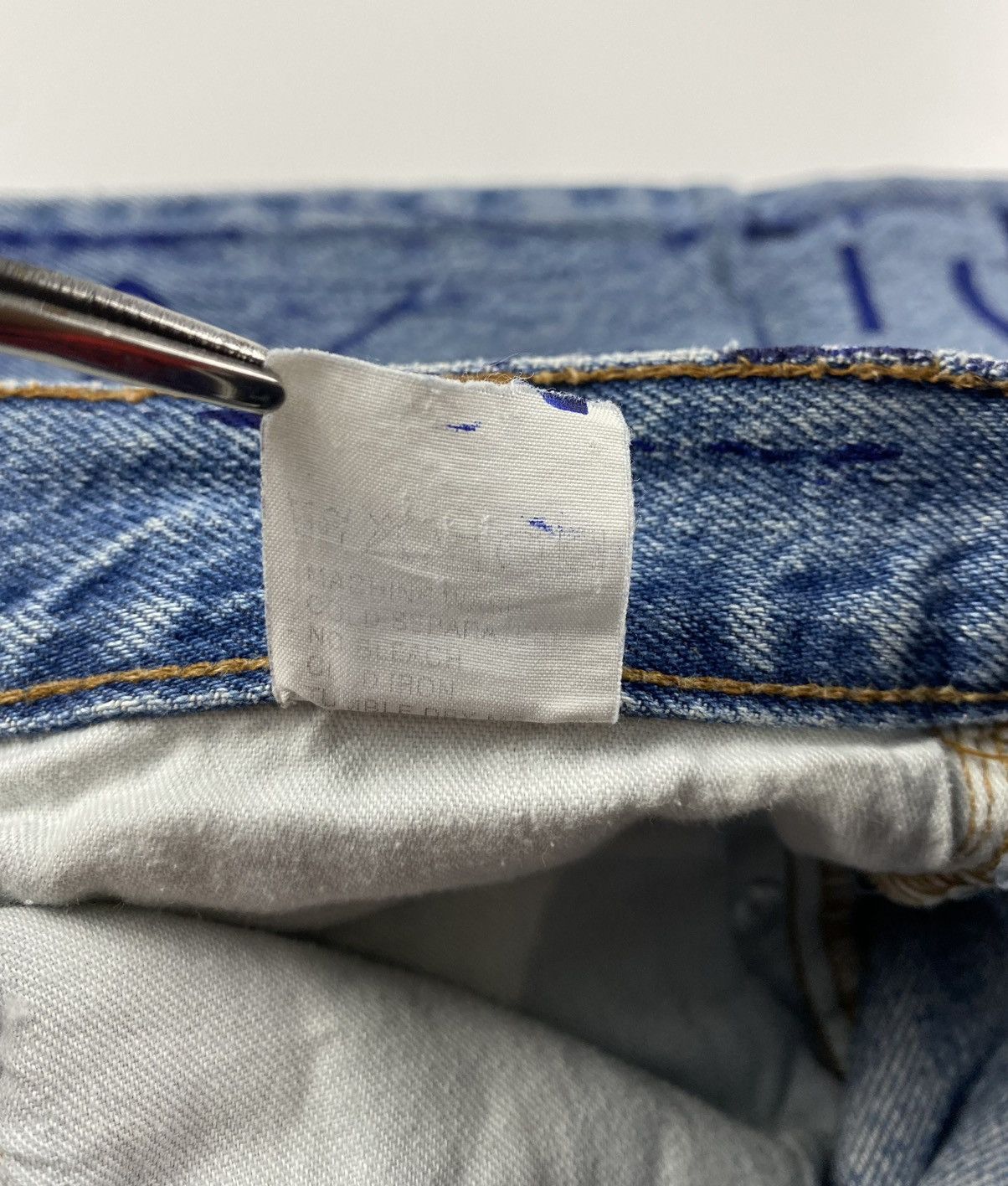Walter Van Beirendonck W&LT A/W’97 Pen Denim Pants Size US 28 / EU 44 - 16 Thumbnail