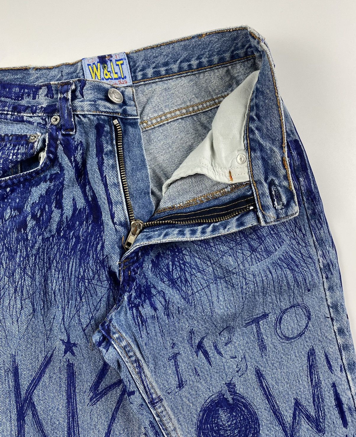 Walter Van Beirendonck W&LT A/W’97 Pen Denim Pants Size US 28 / EU 44 - 11 Thumbnail