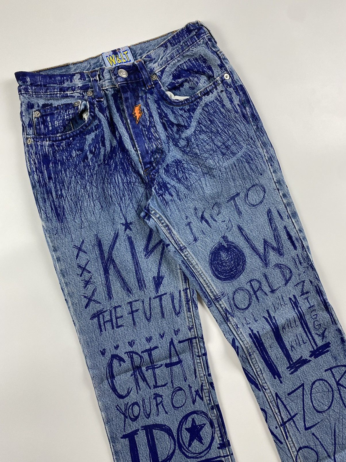 Walter Van Beirendonck W&LT A/W’97 Pen Denim Pants Size US 28 / EU 44 - 7 Thumbnail