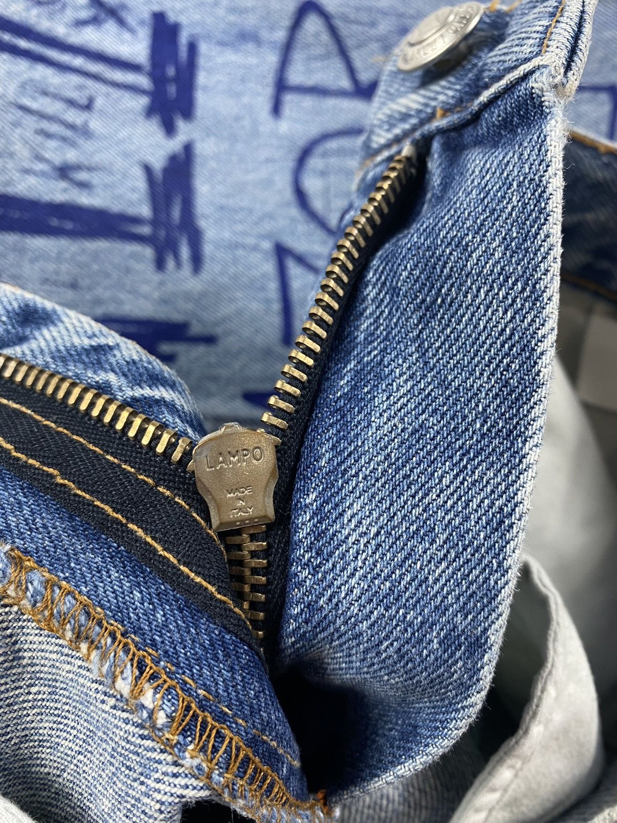 Walter Van Beirendonck W&LT A/W’97 Pen Denim Pants Size US 28 / EU 44 - 12 Thumbnail