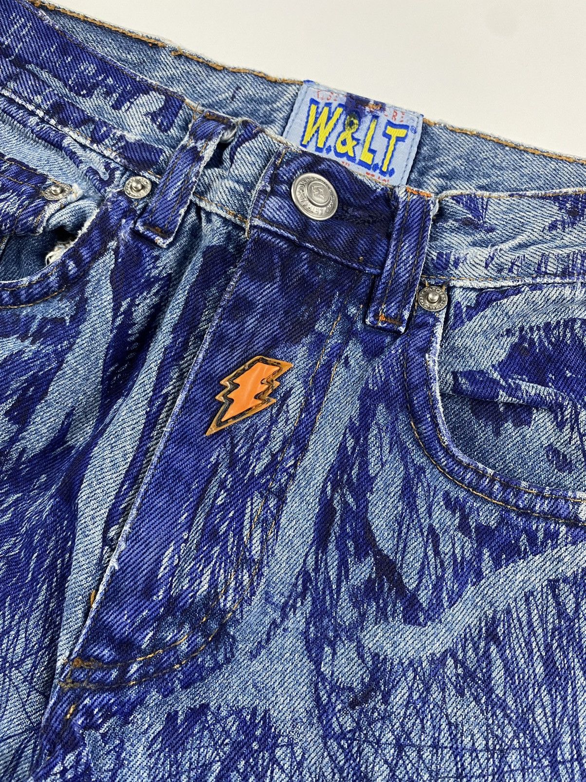 Walter Van Beirendonck W&LT A/W’97 Pen Denim Pants Size US 28 / EU 44 - 8 Thumbnail