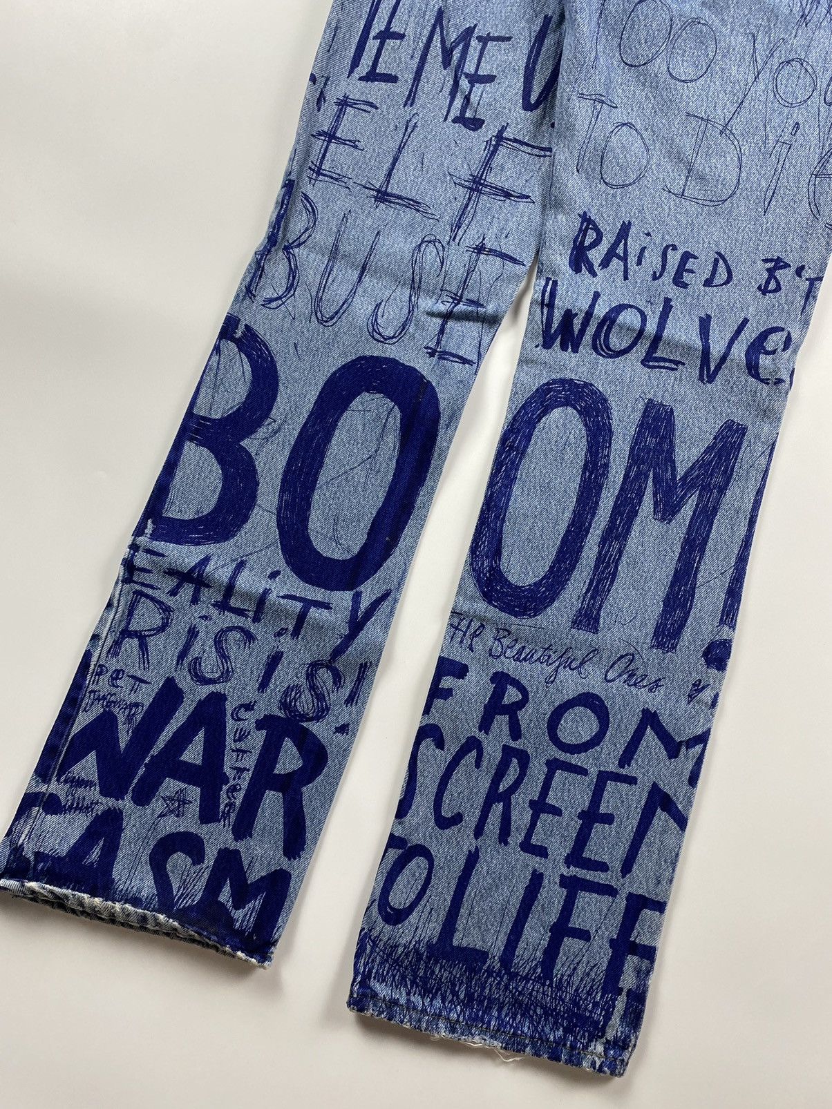 Walter Van Beirendonck W&LT A/W’97 Pen Denim Pants Size US 28 / EU 44 - 17 Thumbnail