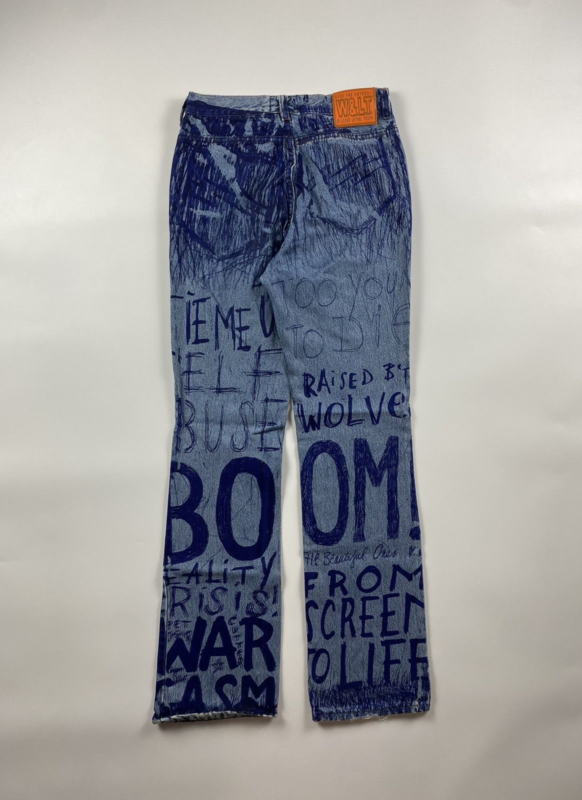 Walter Van Beirendonck W&LT A/W’97 Pen Denim Pants Size US 28 / EU 44 - 5 Thumbnail