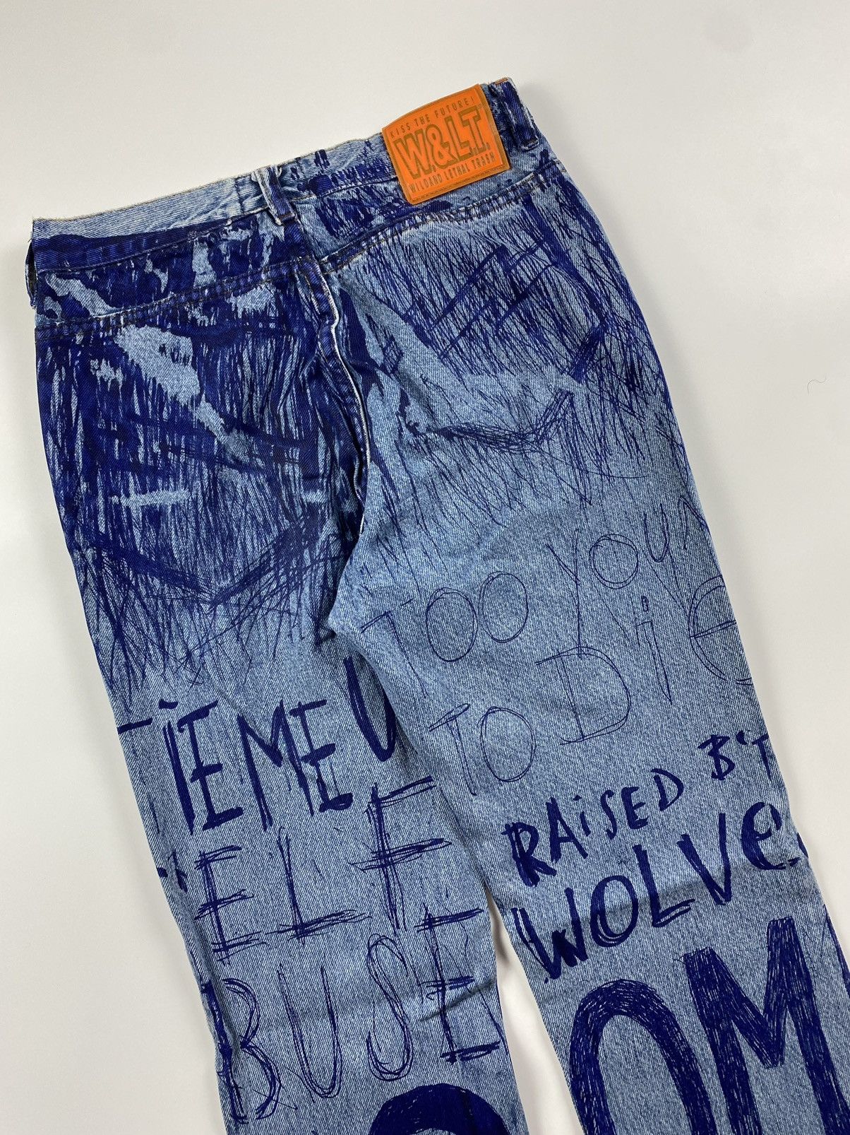 Walter Van Beirendonck W&LT A/W’97 Pen Denim Pants Size US 28 / EU 44 - 18 Thumbnail