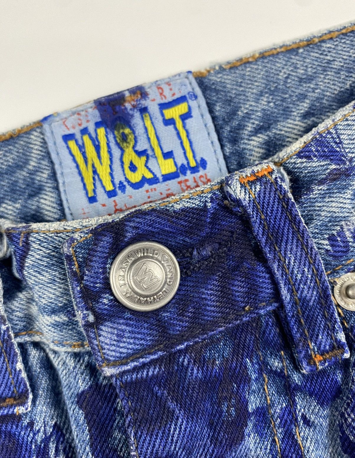 Walter Van Beirendonck W&LT A/W’97 Pen Denim Pants Size US 28 / EU 44 - 10 Thumbnail