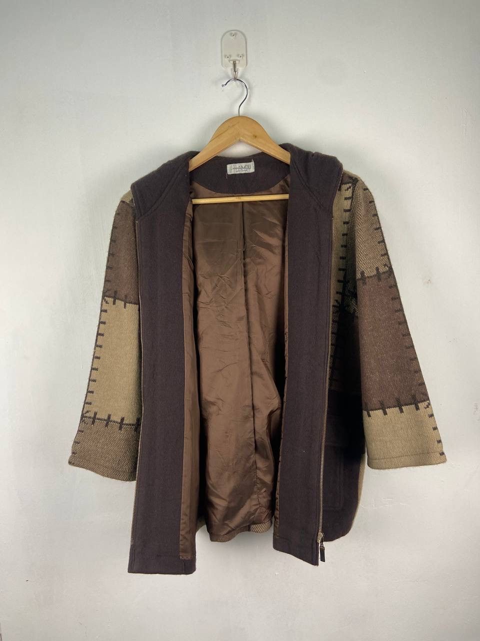 Japanese Brand Japanese Brand Colorblock Wool Jacket Parka Kapital Style Size US L / EU 52-54 / 3 - 3 Thumbnail