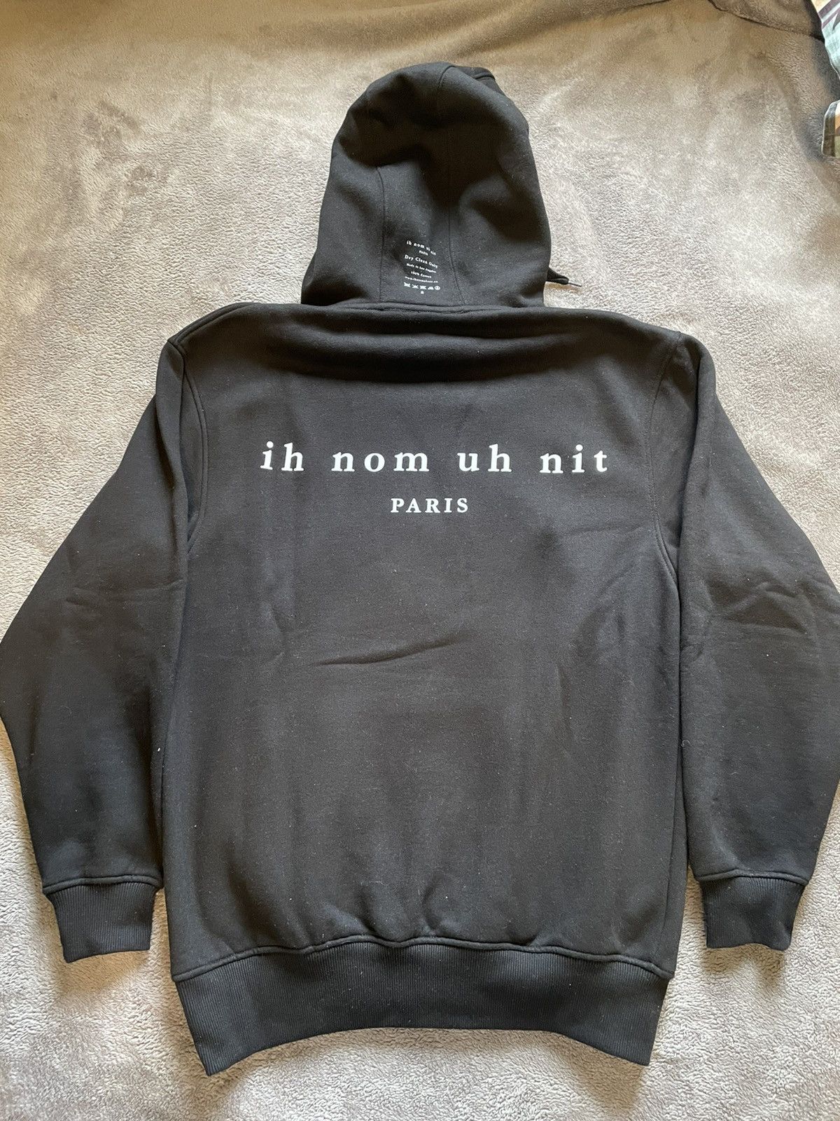 Ih Nom Uh Nit “Eleven” Face Black Hoodie Size US S / EU 44-46 / 1 - 5 Thumbnail