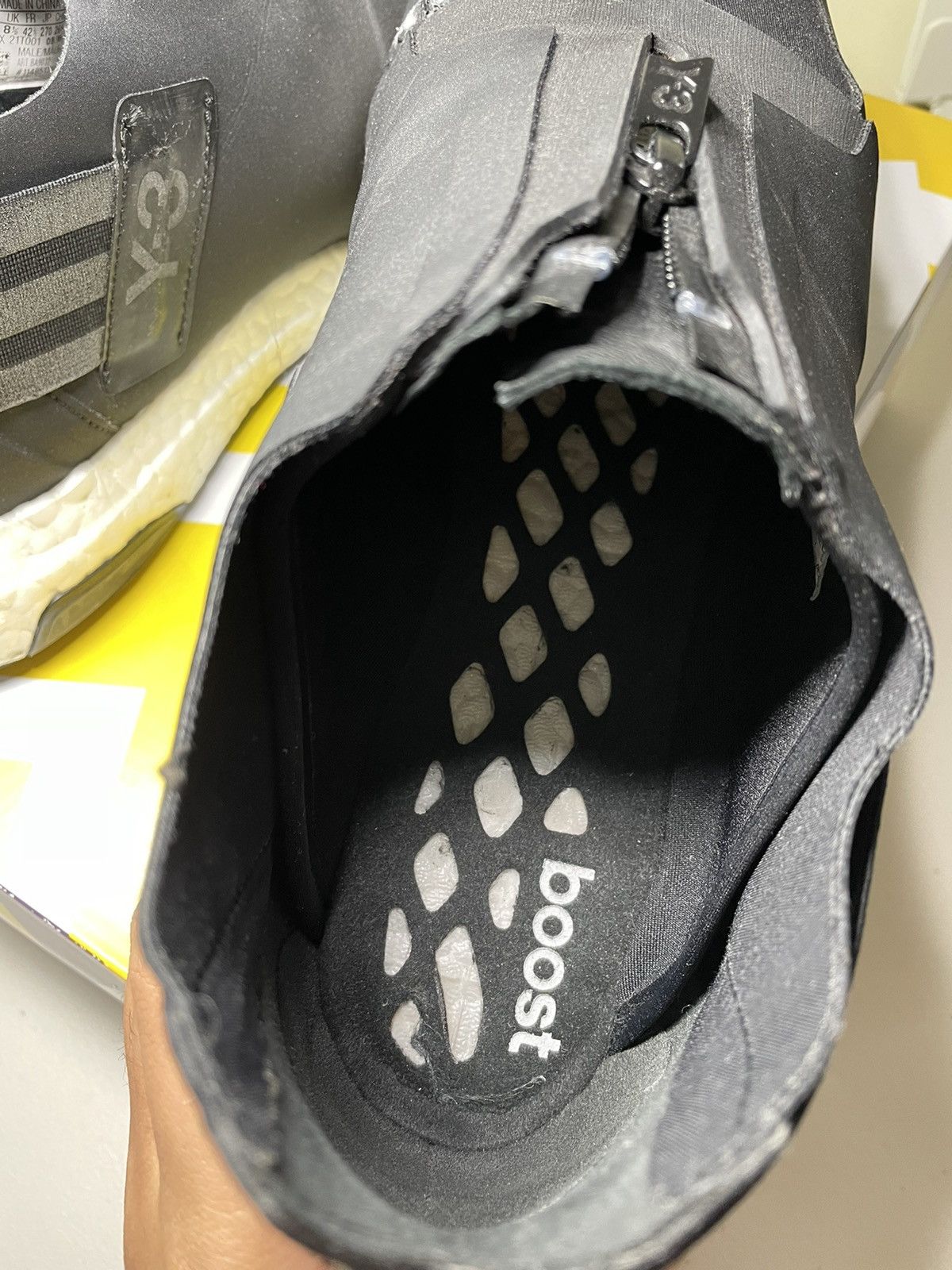 Adidas Y-3 X Zip Low Core Black Boost Shoe Size US 9 / EU 42 - 6 Thumbnail