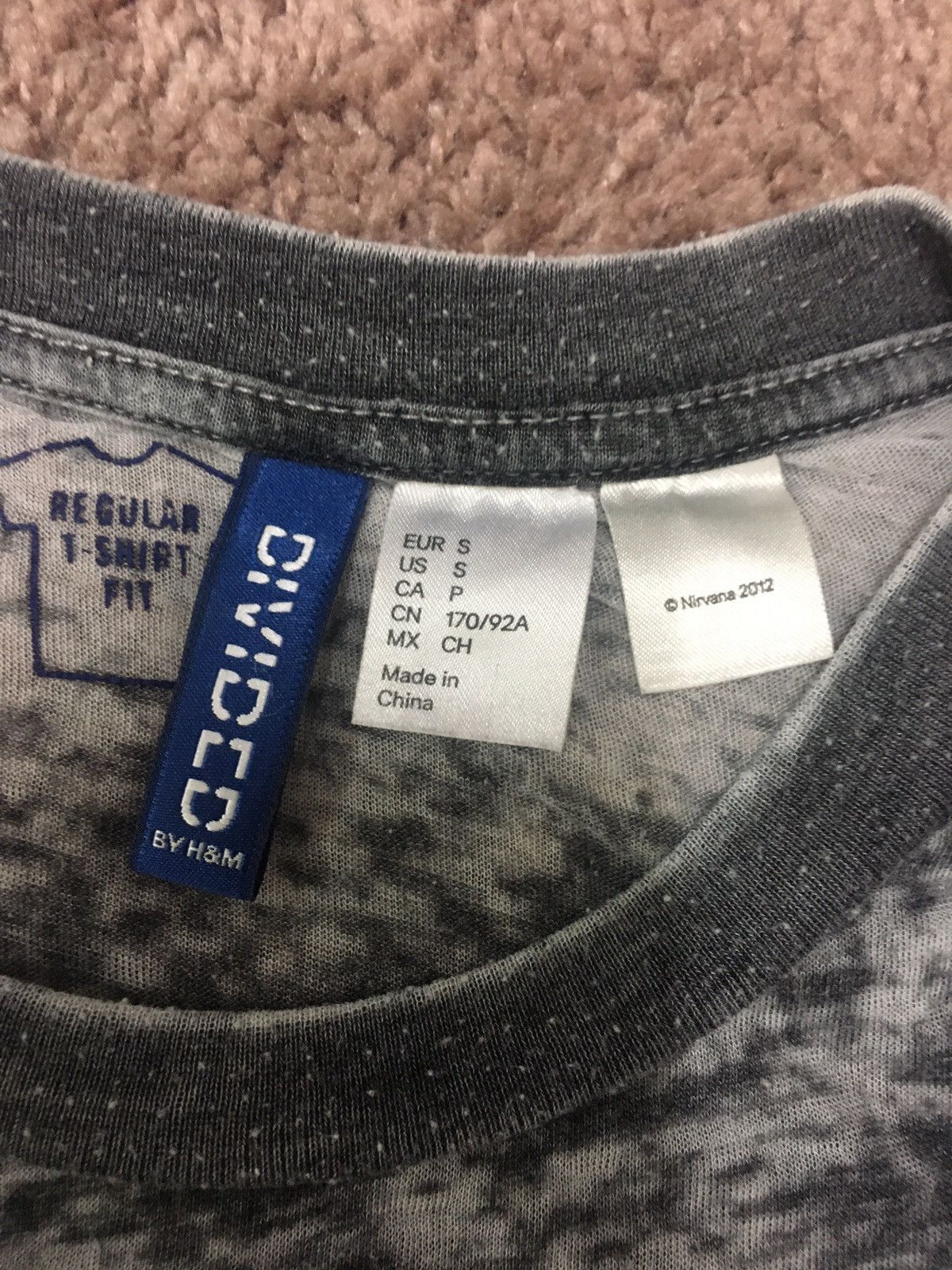 H&M kurt cobain tee by h&m Size US S / EU 44-46 / 1 - 2 Thumbnail