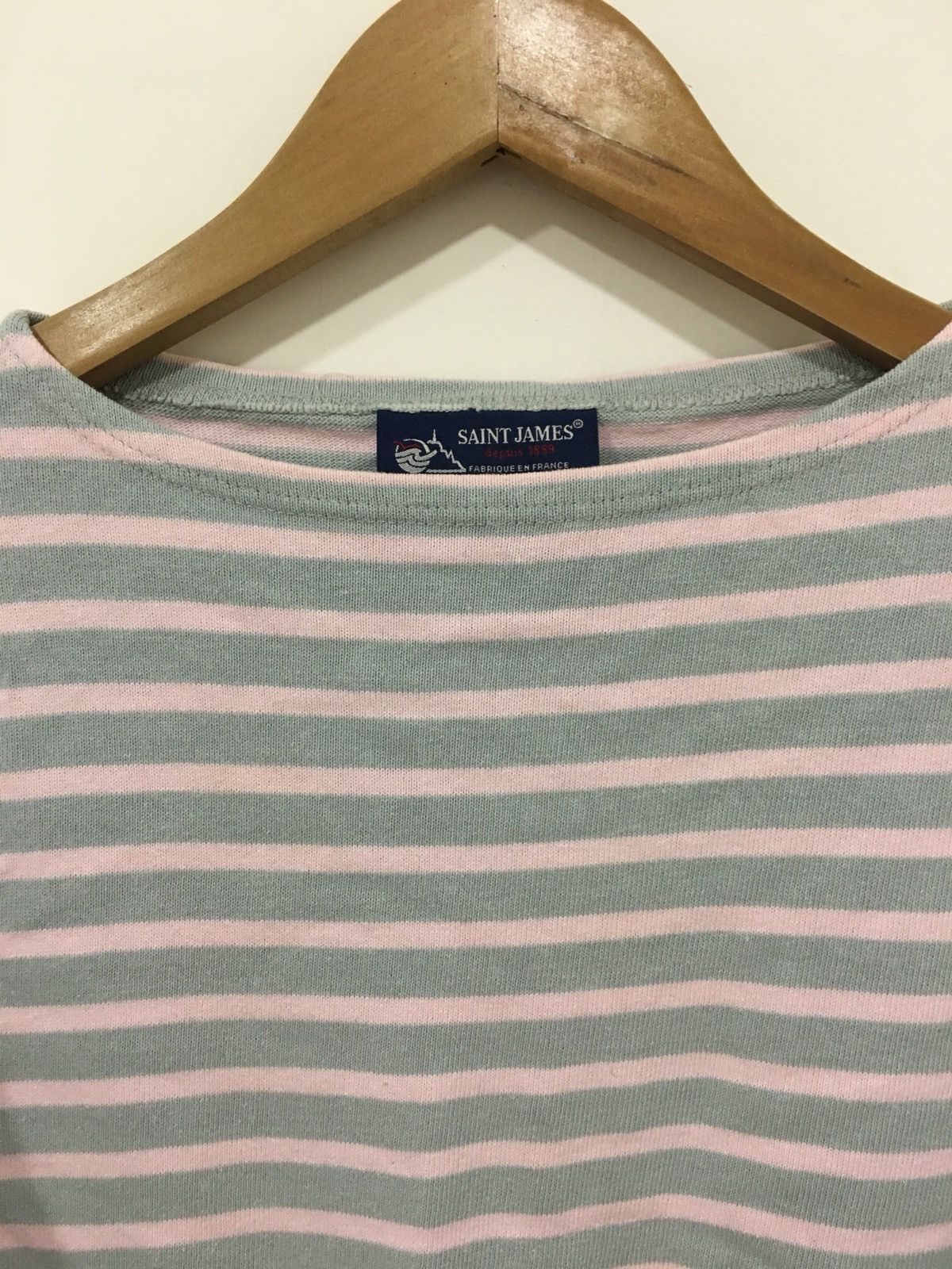 Saint James vintage pink stripe Size US L / EU 52-54 / 3 - 1 Thumbnail