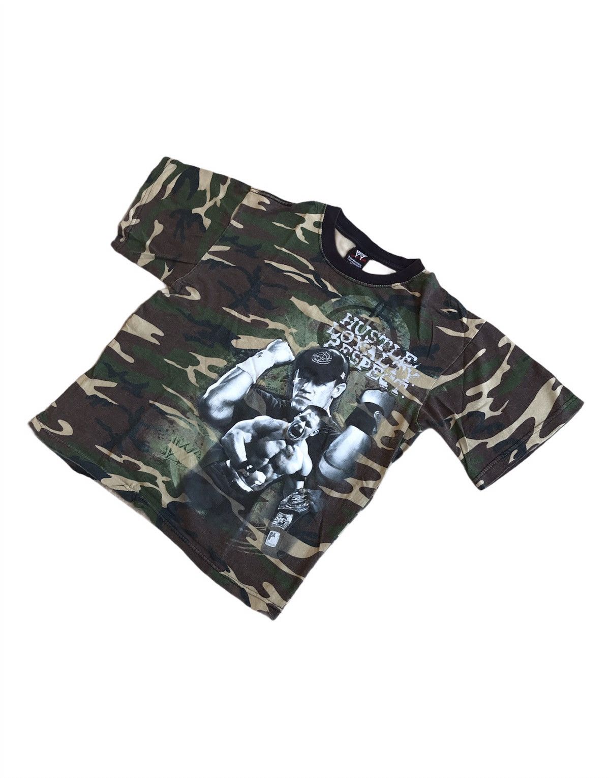 WWE Vintage Y2K JOHN CENA Camo Tshirt Size US M / EU 48-50 / 2 - 1 Thumbnail