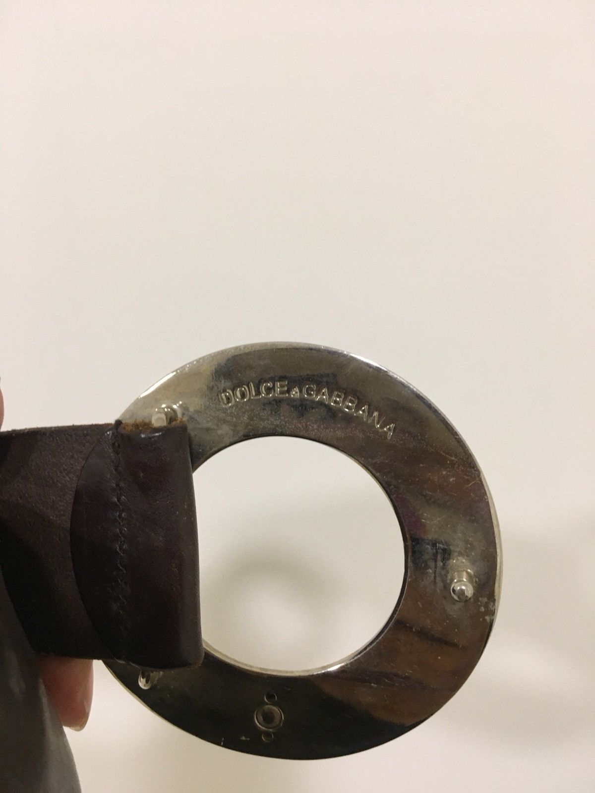 Dolce & Gabbana leather belt Size 30 - 3 Thumbnail