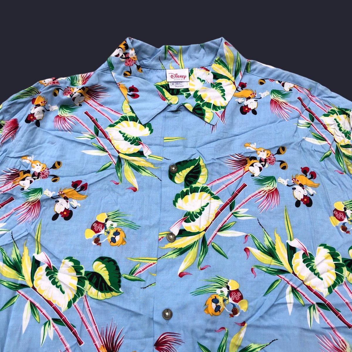Disney × Vintage Vintage Disney Mickey Minnie Hawaiian Shirt Adult Size XL Size US XL / EU 56 / 4 - 2 Thumbnail