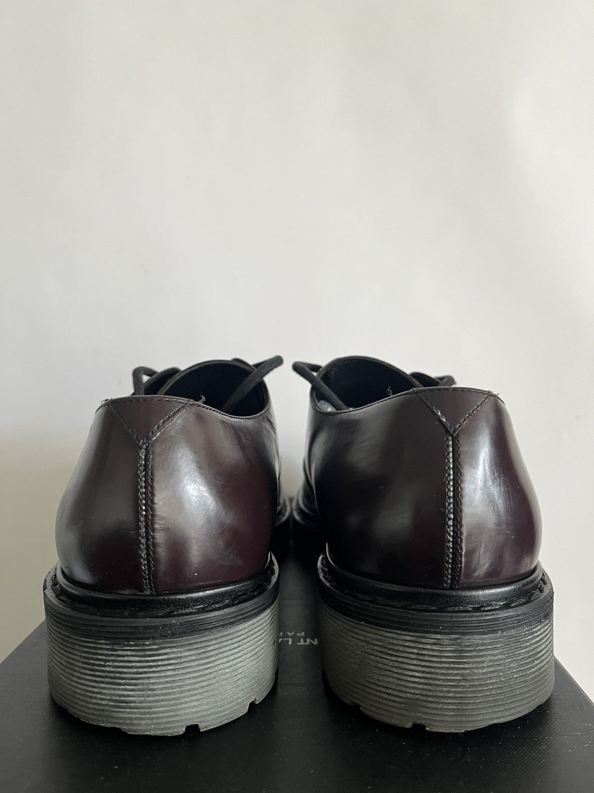 Hedi Slimane × Saint Laurent Paris FW15 Saint Laurent Paris Leather Military Dr Martens Slimane Size US 9 / EU 42 - 6 Thumbnail