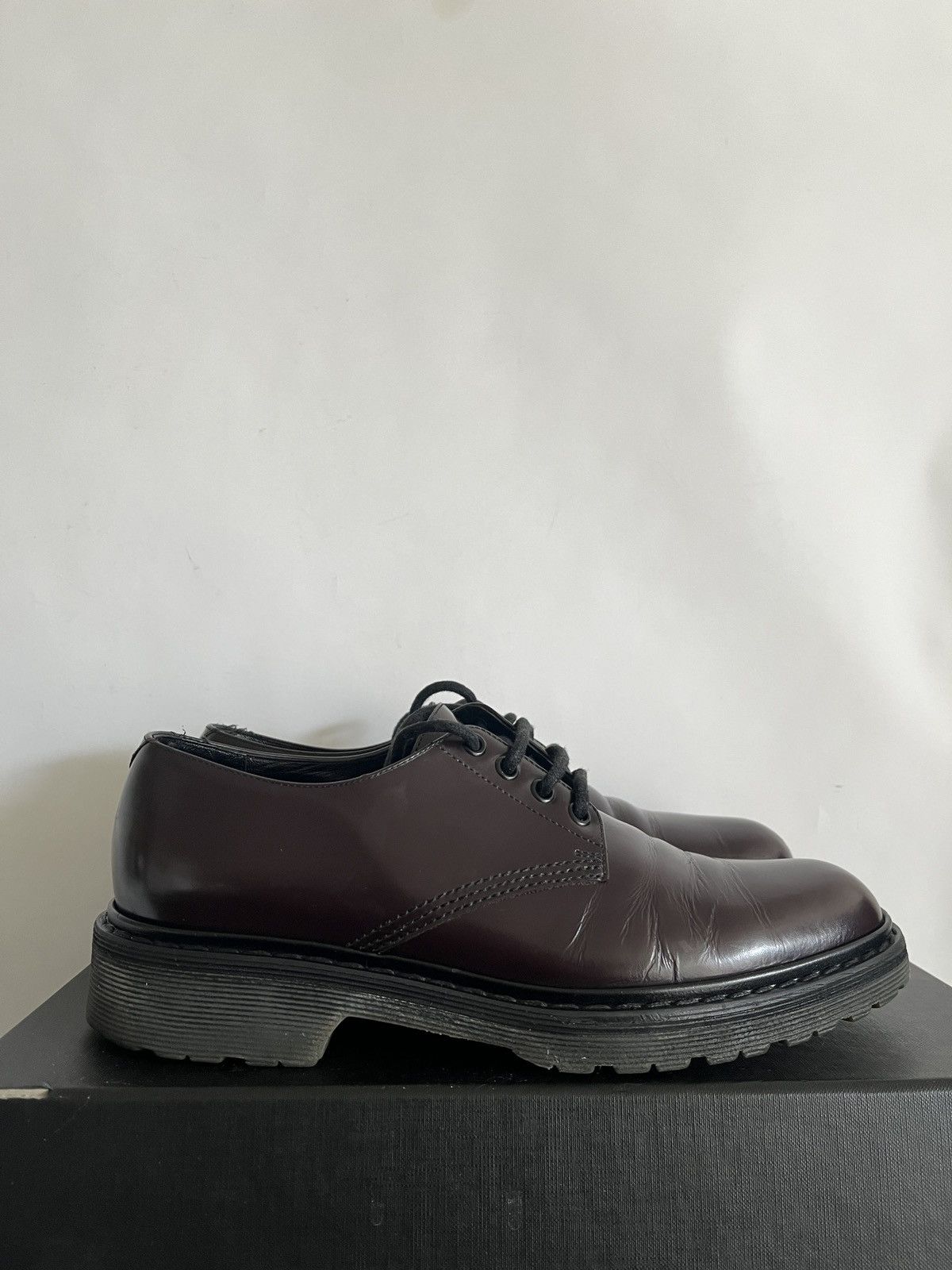 Hedi Slimane × Saint Laurent Paris FW15 Saint Laurent Paris Leather Military Dr Martens Slimane Size US 9 / EU 42 - 1 Thumbnail