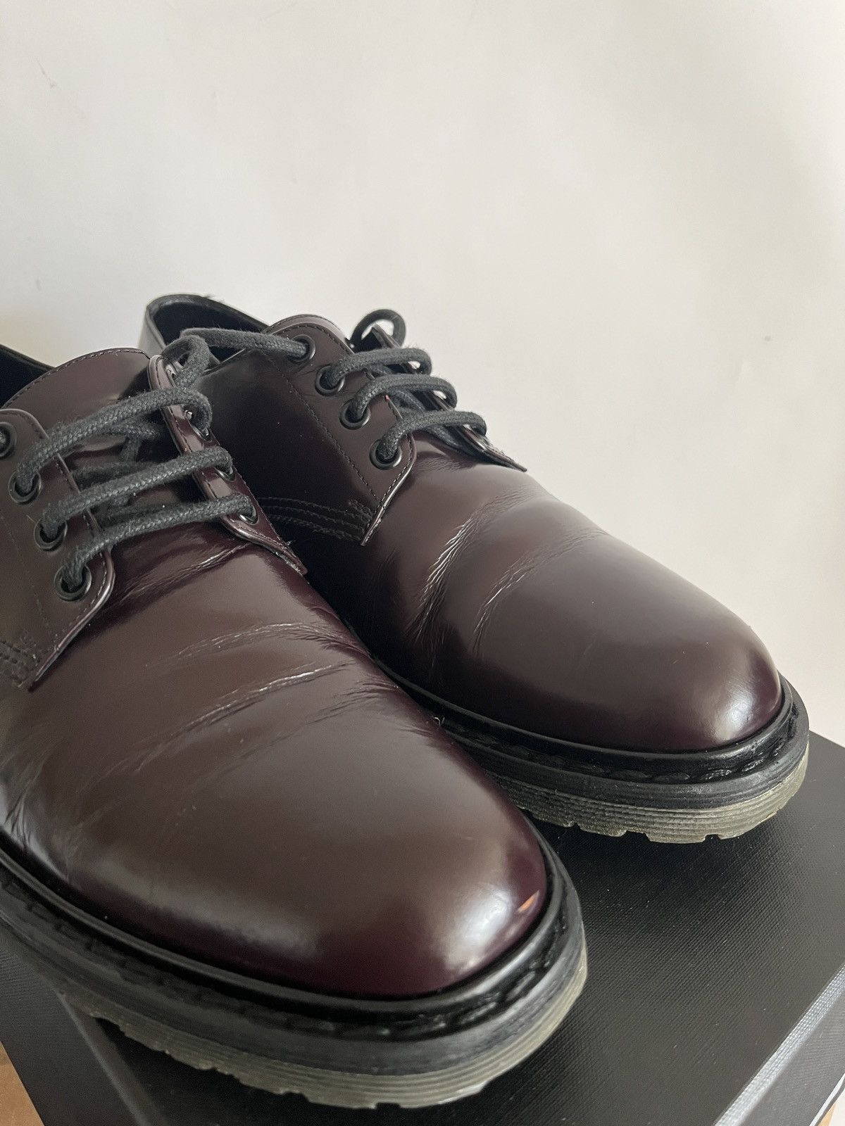 Hedi Slimane × Saint Laurent Paris FW15 Saint Laurent Paris Leather Military Dr Martens Slimane Size US 9 / EU 42 - 3 Thumbnail