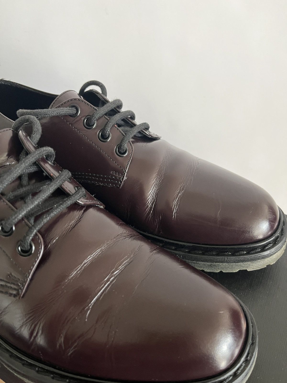 Hedi Slimane × Saint Laurent Paris FW15 Saint Laurent Paris Leather Military Dr Martens Slimane Size US 9 / EU 42 - 4 Thumbnail