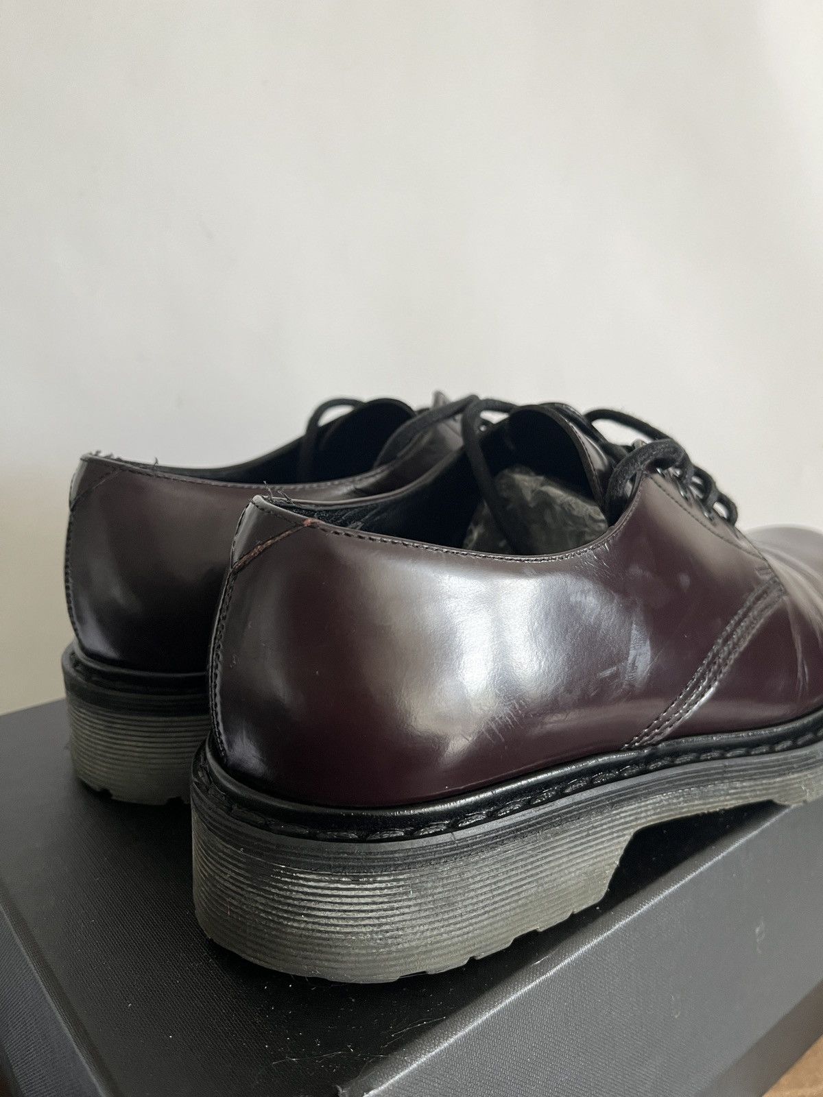 Hedi Slimane × Saint Laurent Paris FW15 Saint Laurent Paris Leather Military Dr Martens Slimane Size US 9 / EU 42 - 5 Thumbnail