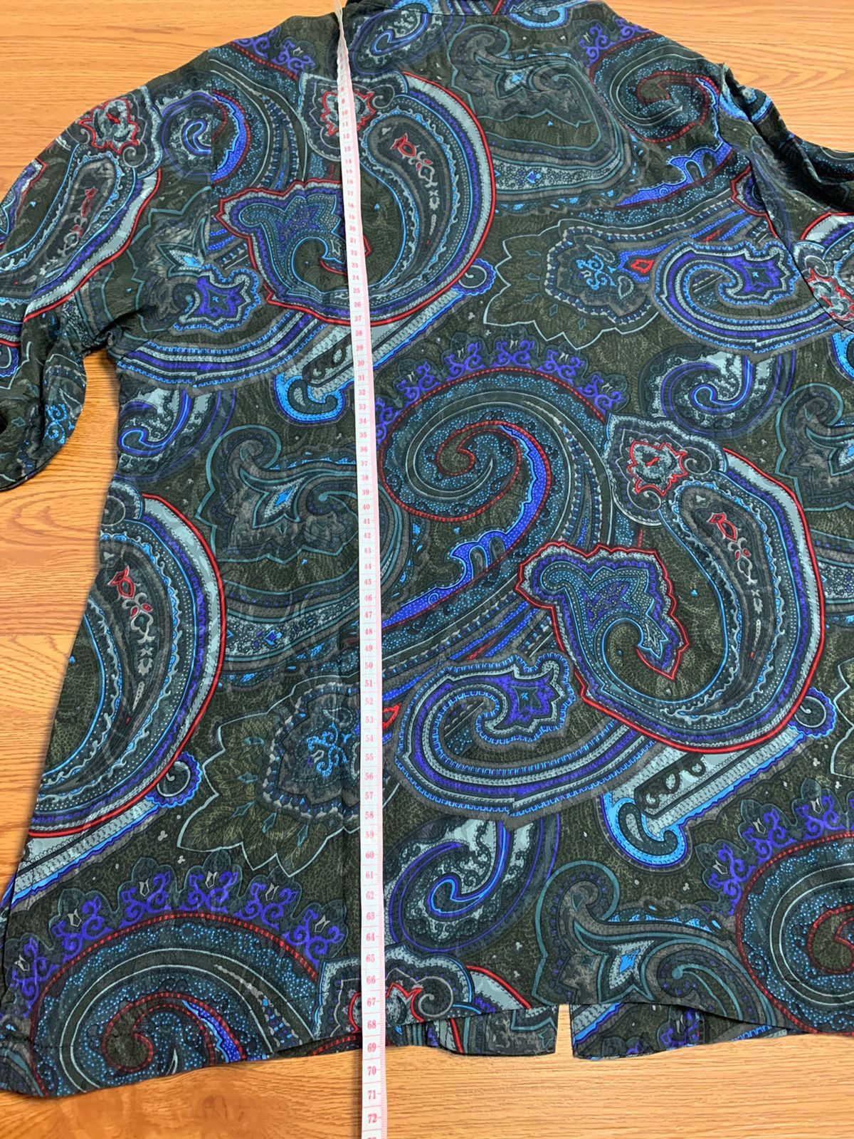 Jean Paul Gaultier Vtg Jean Paul Gaultier Paisley Silk Shirt Size M / US 6-8 / IT 42-44 - 9 Thumbnail
