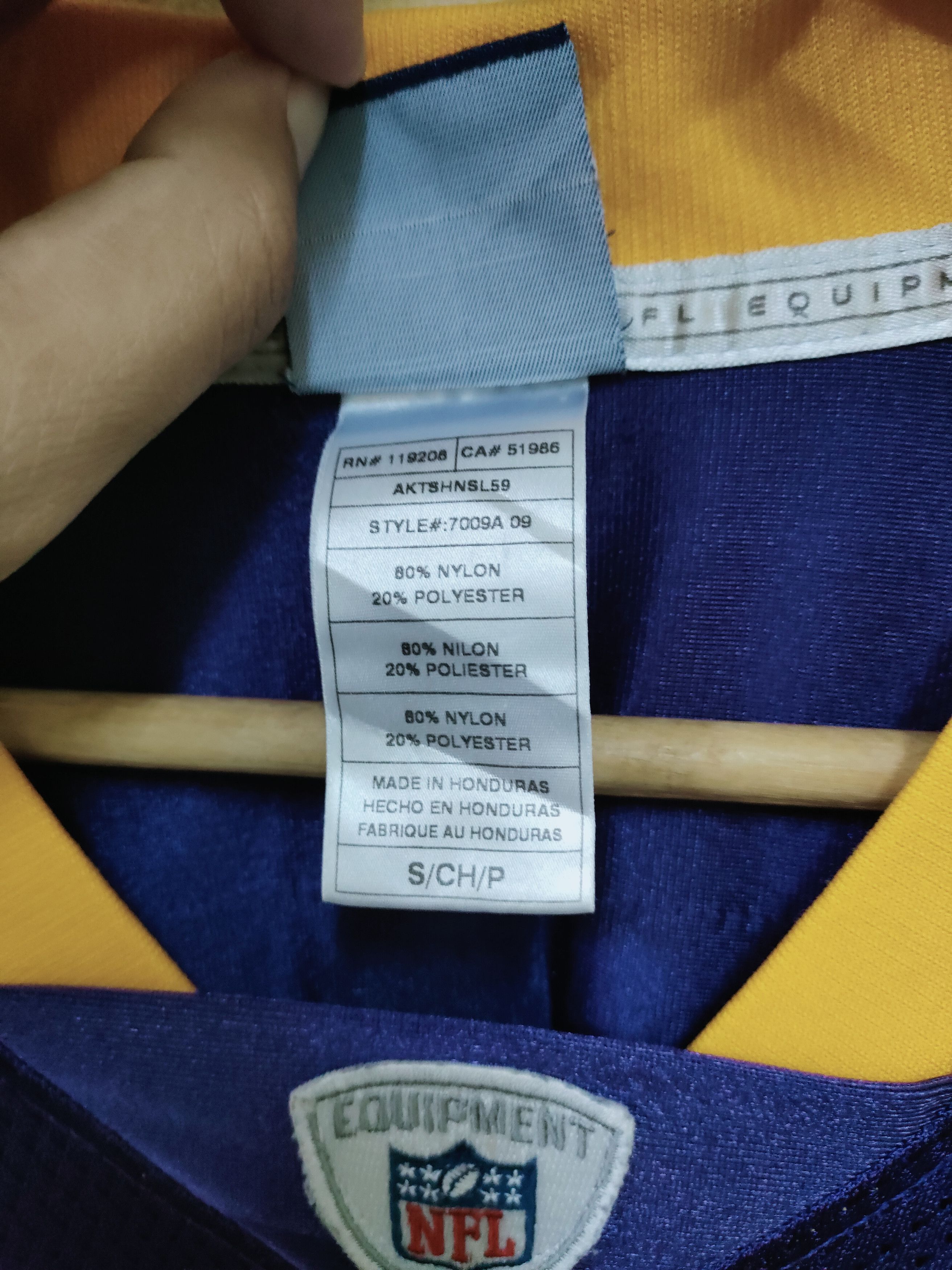 NFL × Reebok Vikings NFL Jersey By Reebok Size US S / EU 44-46 / 1 - 5 Thumbnail