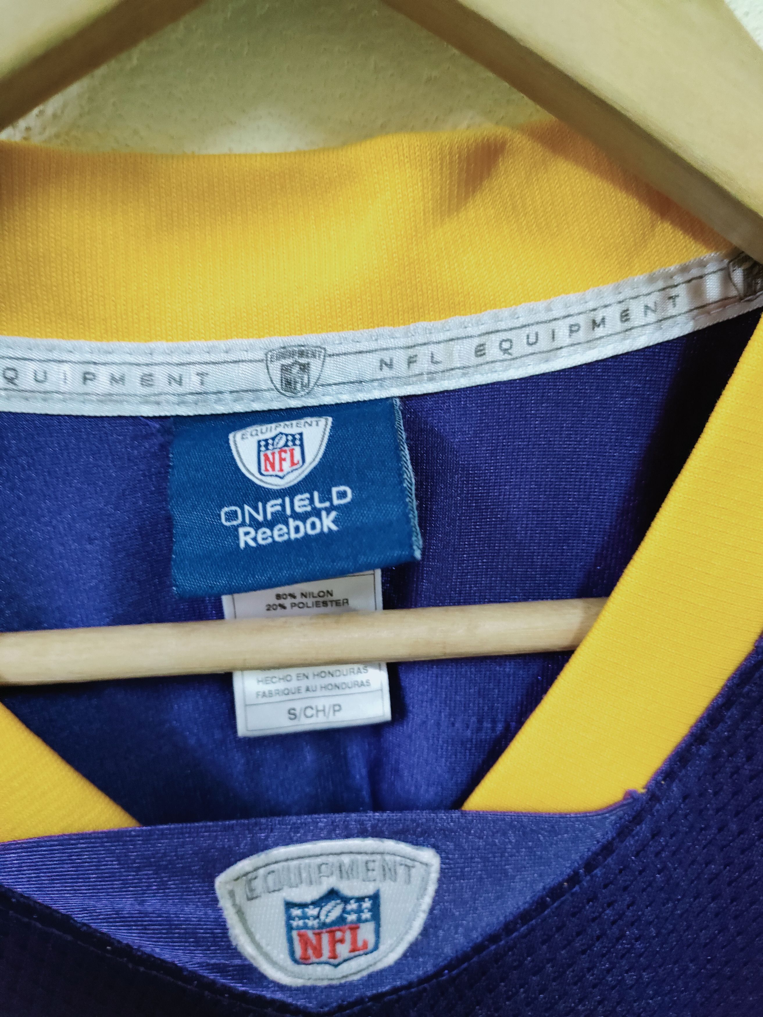 NFL × Reebok Vikings NFL Jersey By Reebok Size US S / EU 44-46 / 1 - 6 Thumbnail