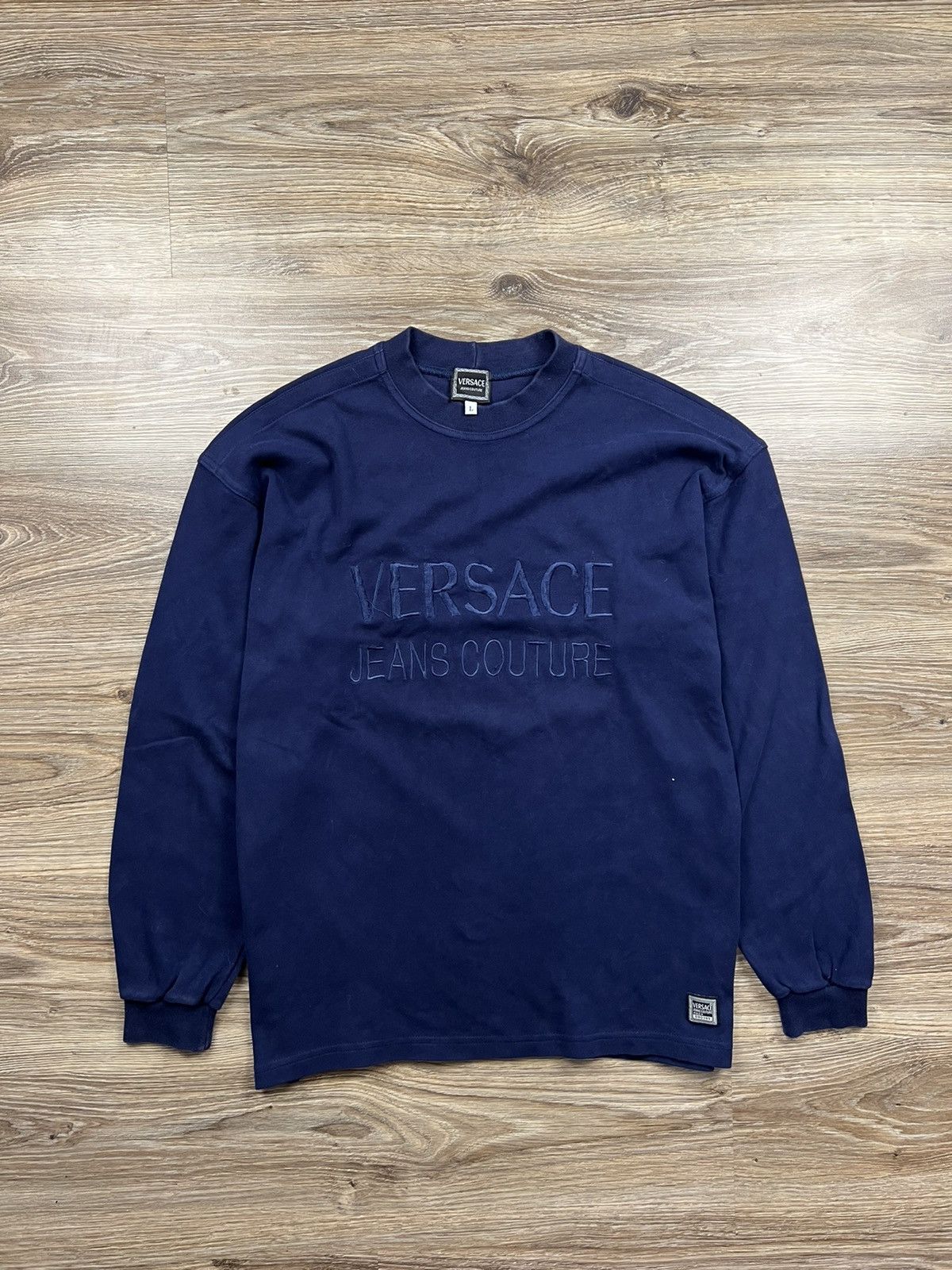 Lucky Brand Vintage Versace Jeans Couture Sweatshirt Size US L / EU 52-54 / 3 - 1 Thumbnail