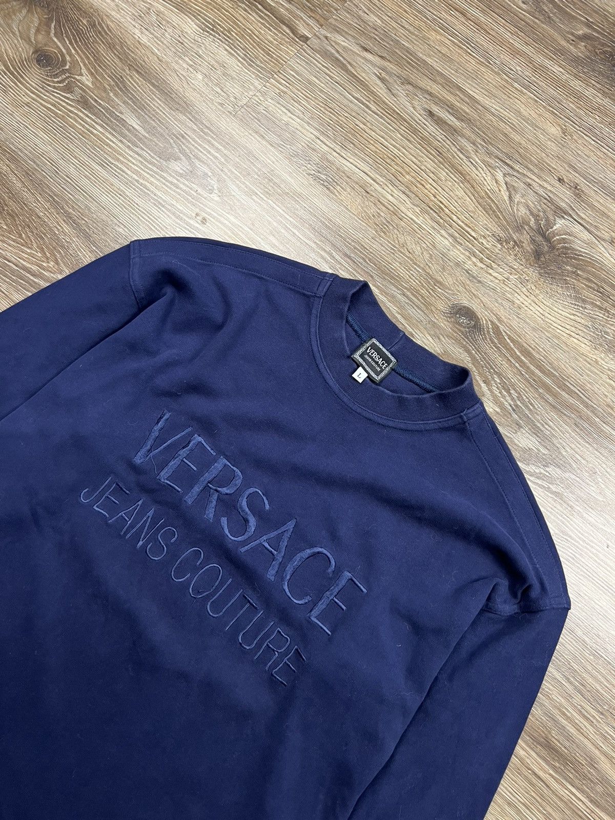 Lucky Brand Vintage Versace Jeans Couture Sweatshirt Size US L / EU 52-54 / 3 - 2 Thumbnail