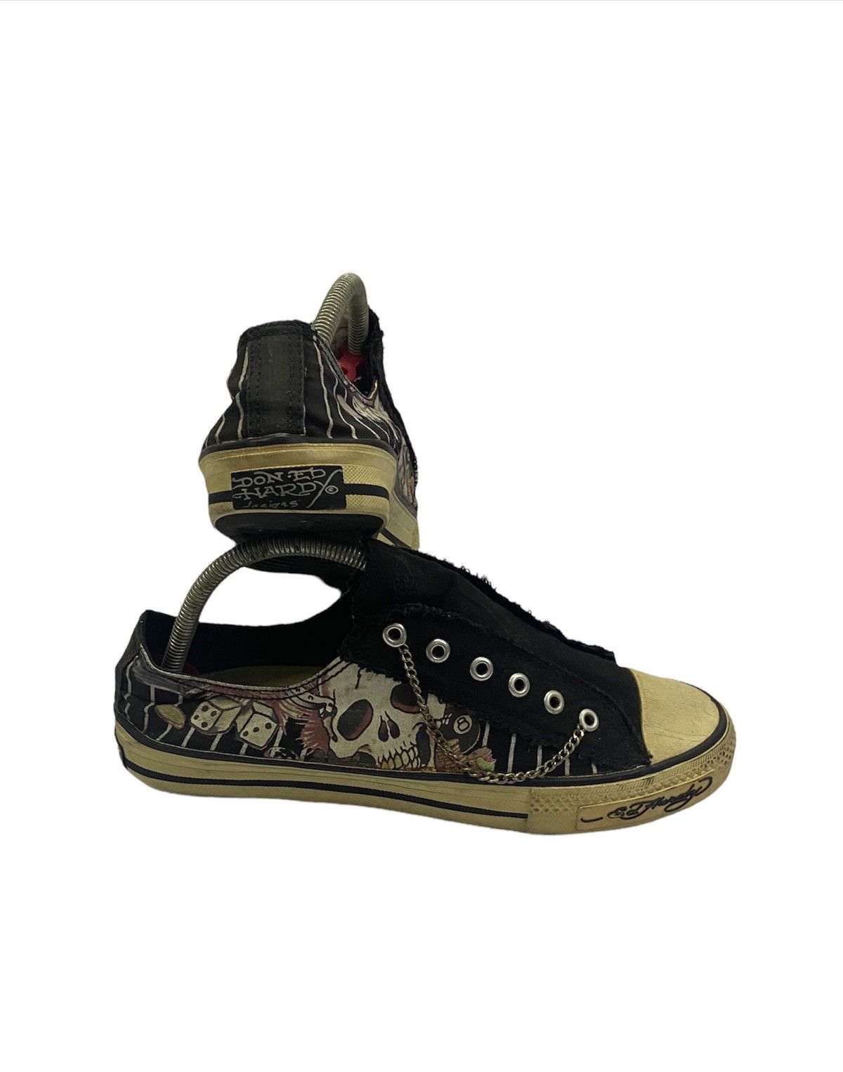 Art Comes First × Ed Hardy × Vintage Ed Hardy Skull Shoes Size US 9 / EU 42 - 5 Thumbnail