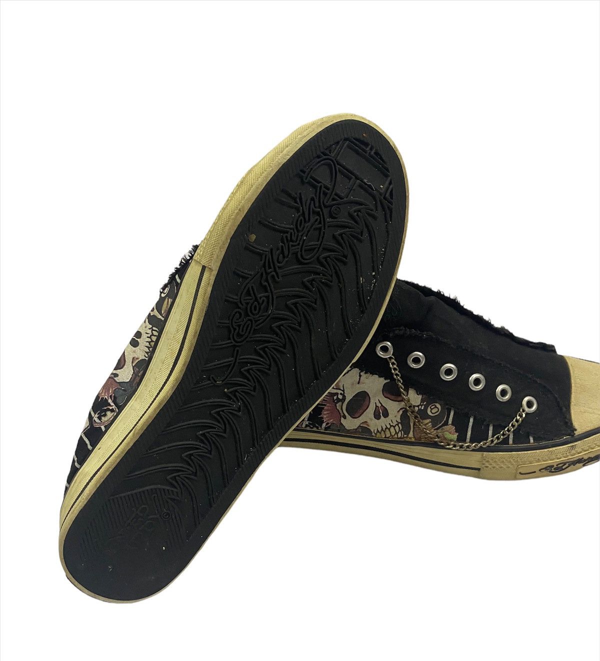 Art Comes First × Ed Hardy × Vintage Ed Hardy Skull Shoes Size US 9 / EU 42 - 7 Thumbnail