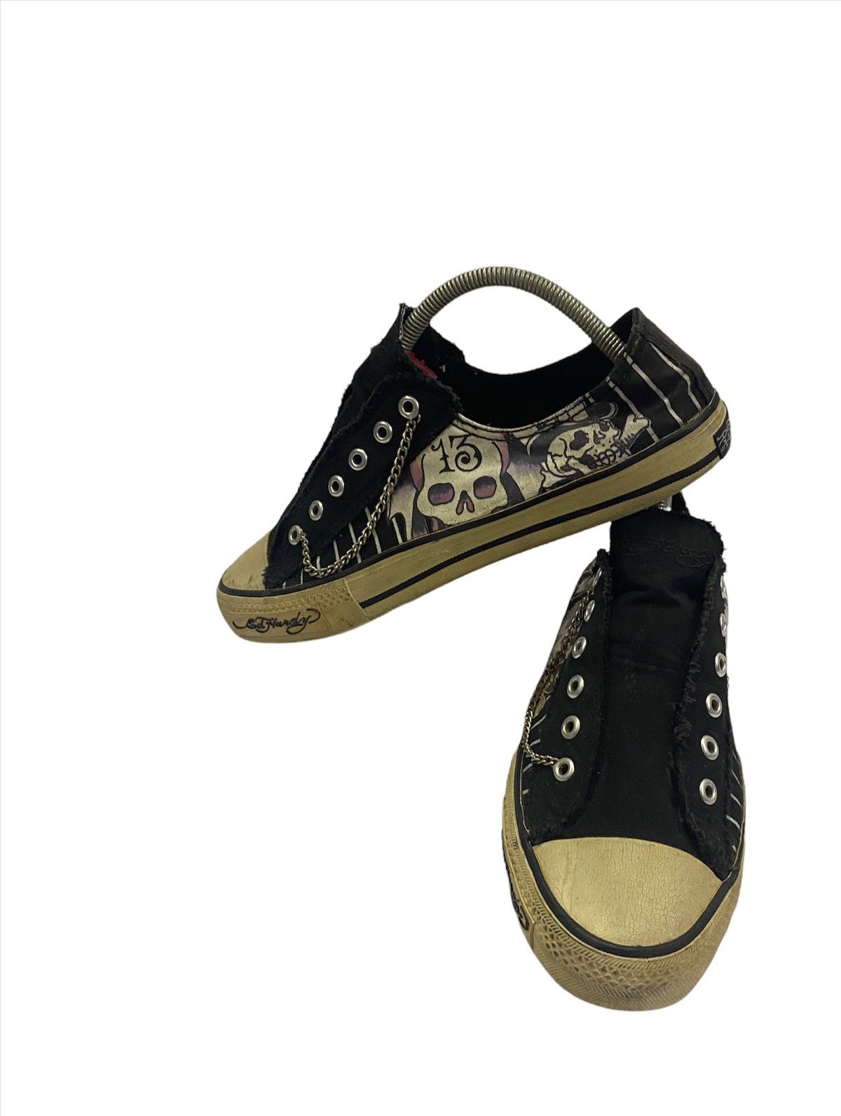Art Comes First × Ed Hardy × Vintage Ed Hardy Skull Shoes Size US 9 / EU 42 - 3 Thumbnail