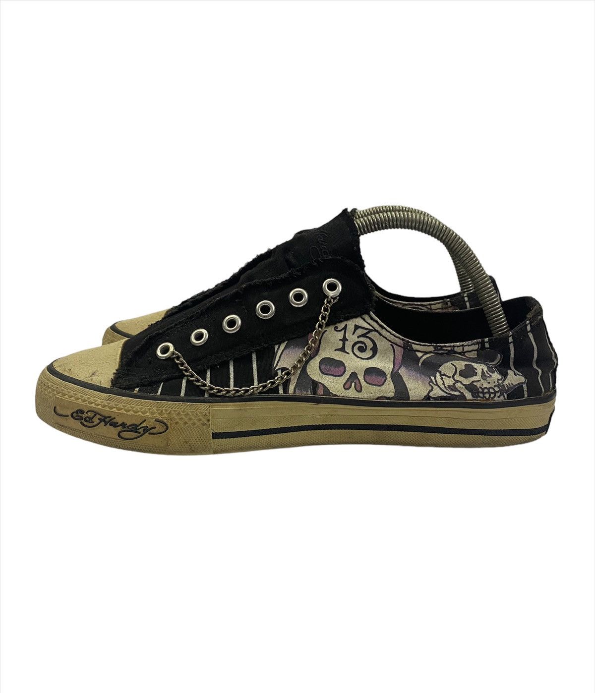 Art Comes First × Ed Hardy × Vintage Ed Hardy Skull Shoes Size US 9 / EU 42 - 4 Thumbnail