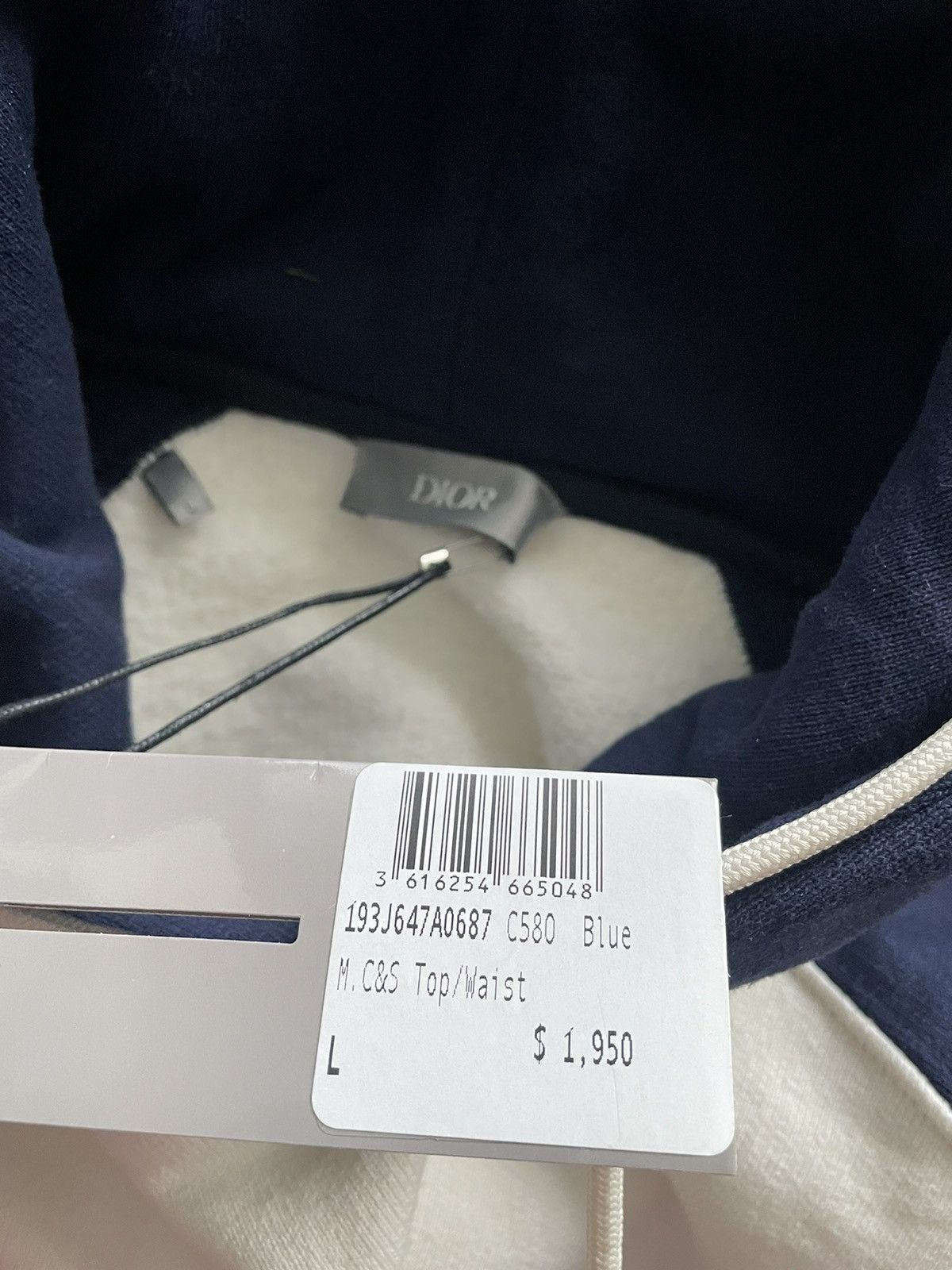 Dior Rare $2,300 Value Dior x Kenny Scharf Runway Logo Hoodie Size US L / EU 52-54 / 3 - 9 Thumbnail